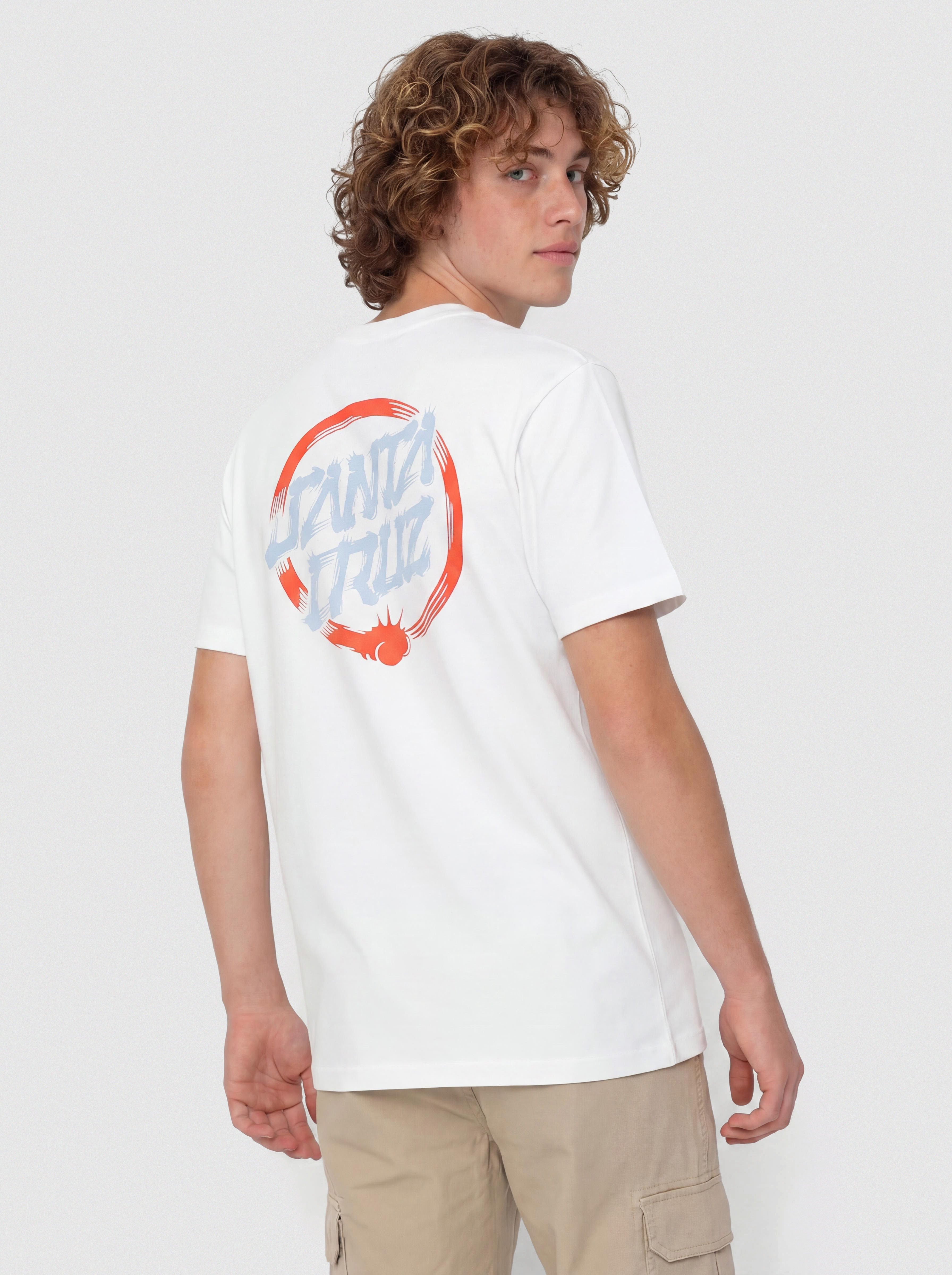Tričko Santa Cruz Mako Dot (white)