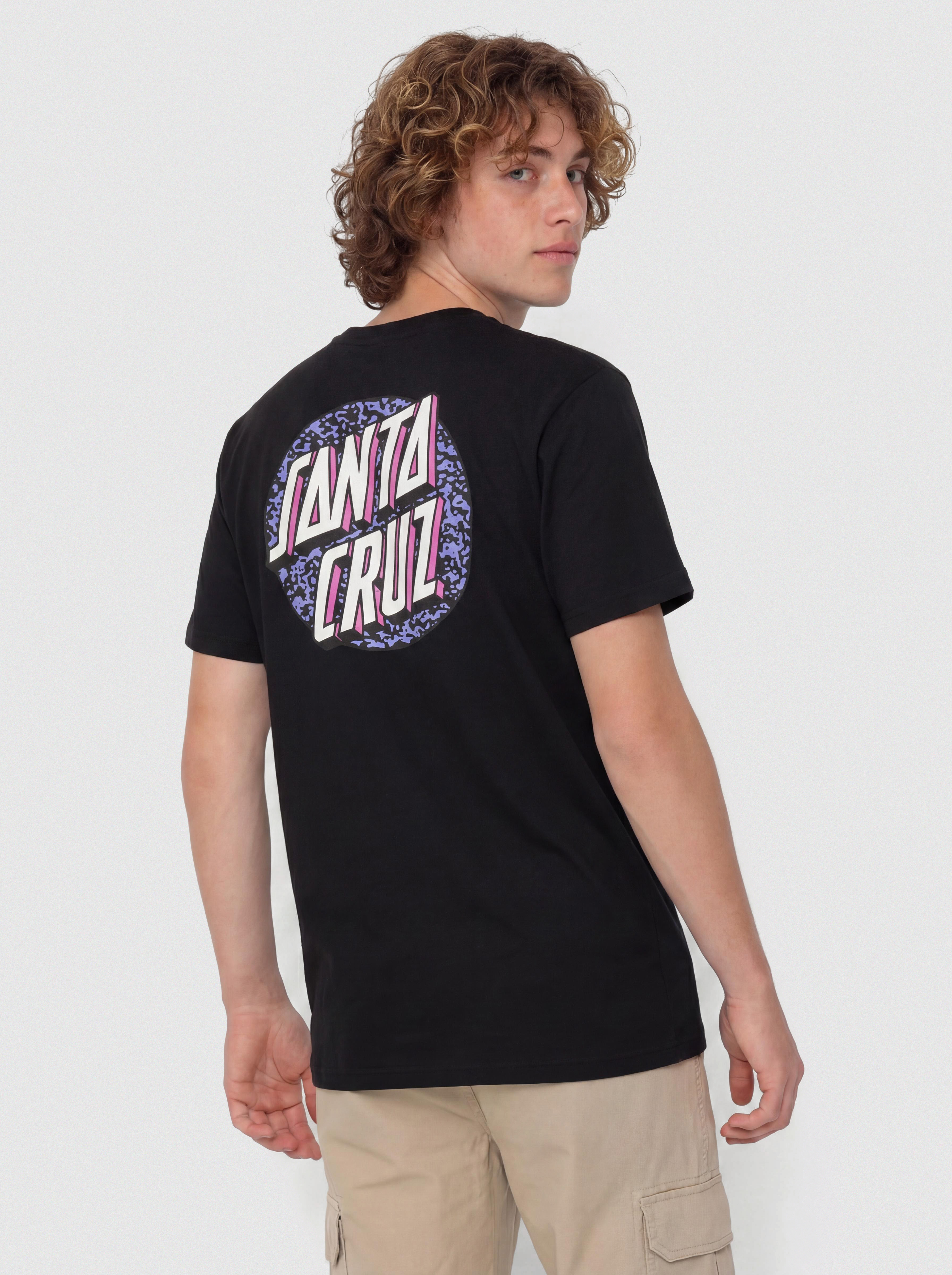 Tričko Santa Cruz Control Dot (black)