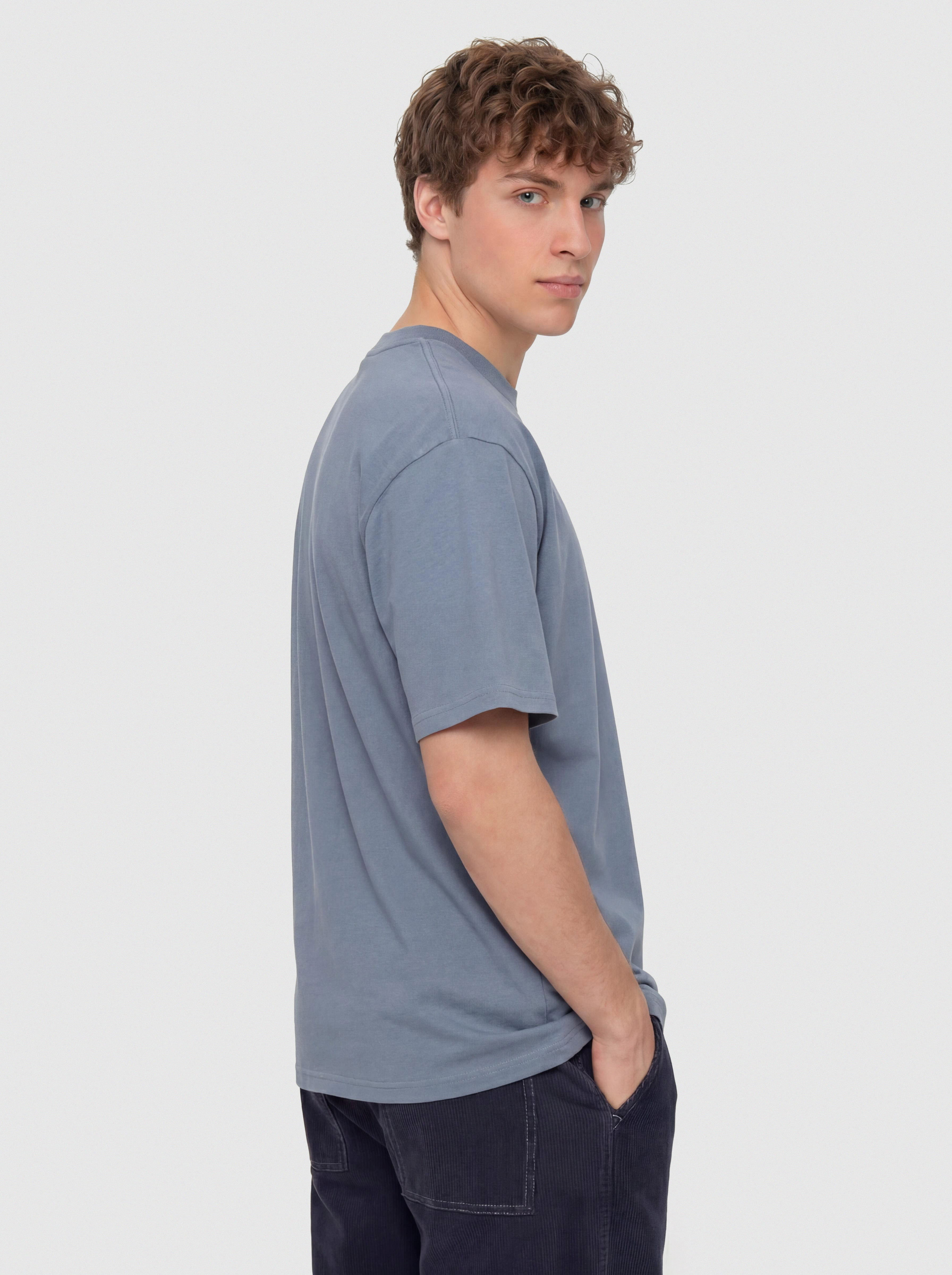 Tričko Carhartt WIP Madison (shady blue/white)