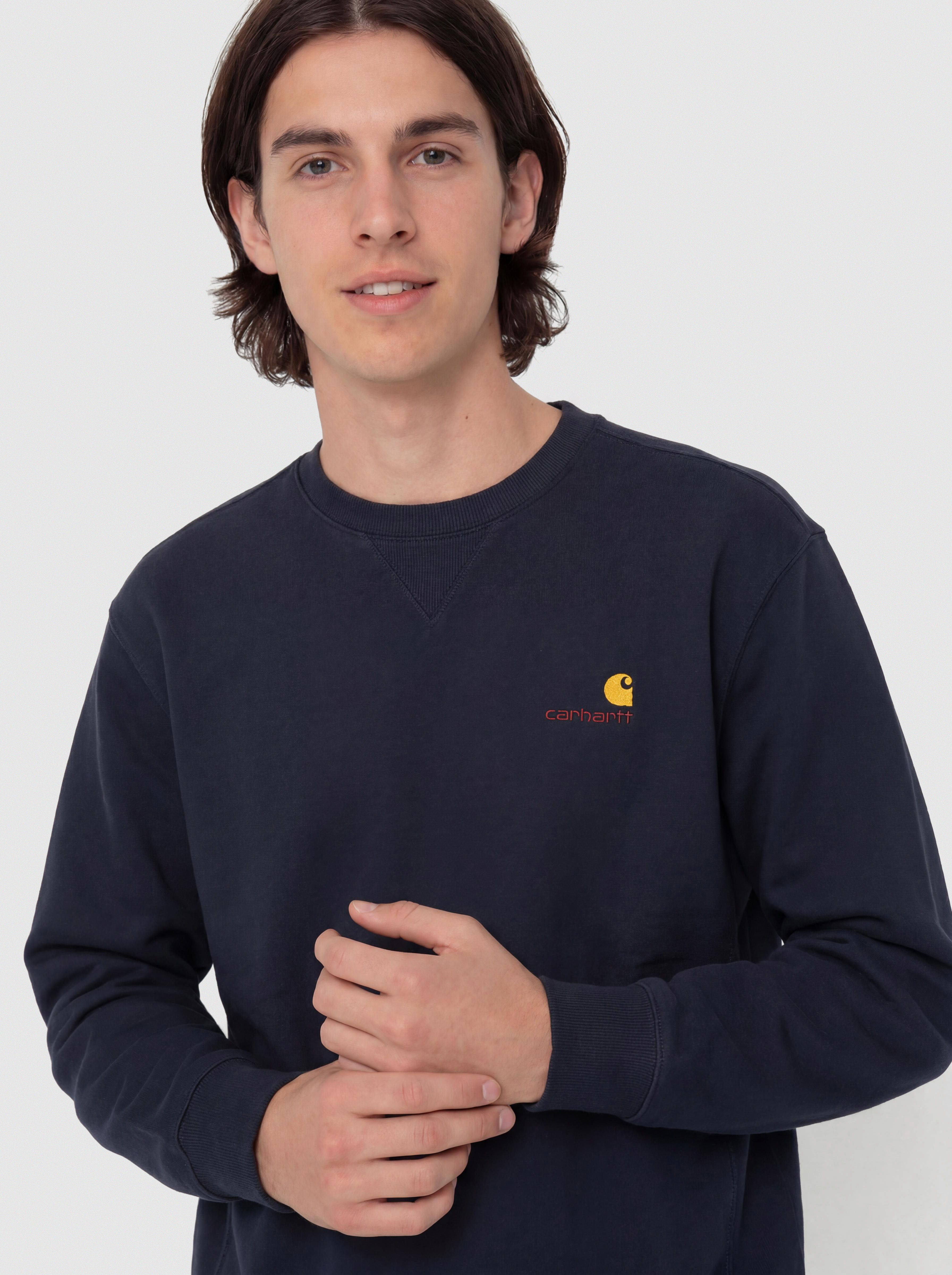 Mikina Carhartt WIP American Script (deep night)