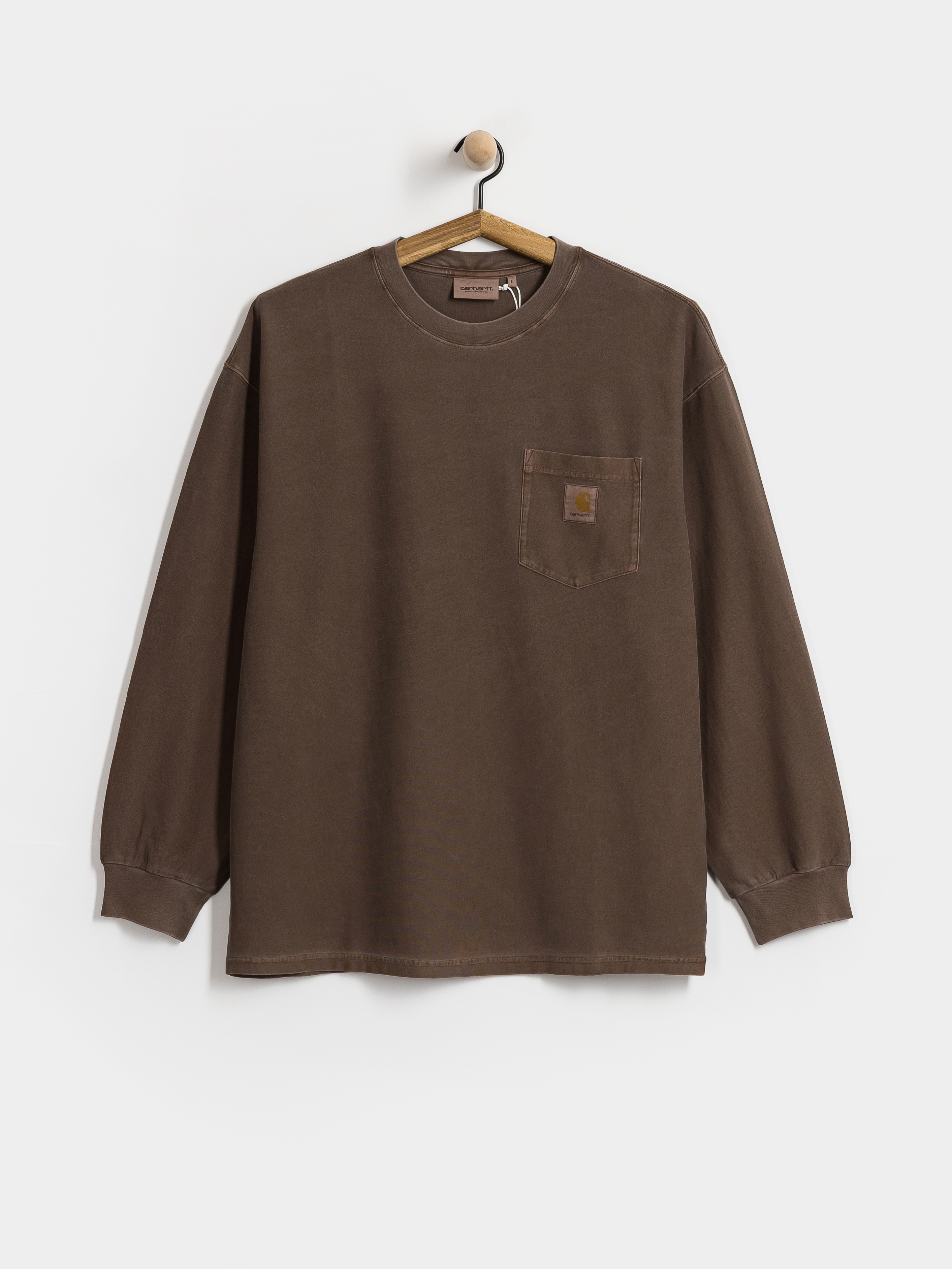 Triko Carhartt WIP Loose Pocket (tobacco)