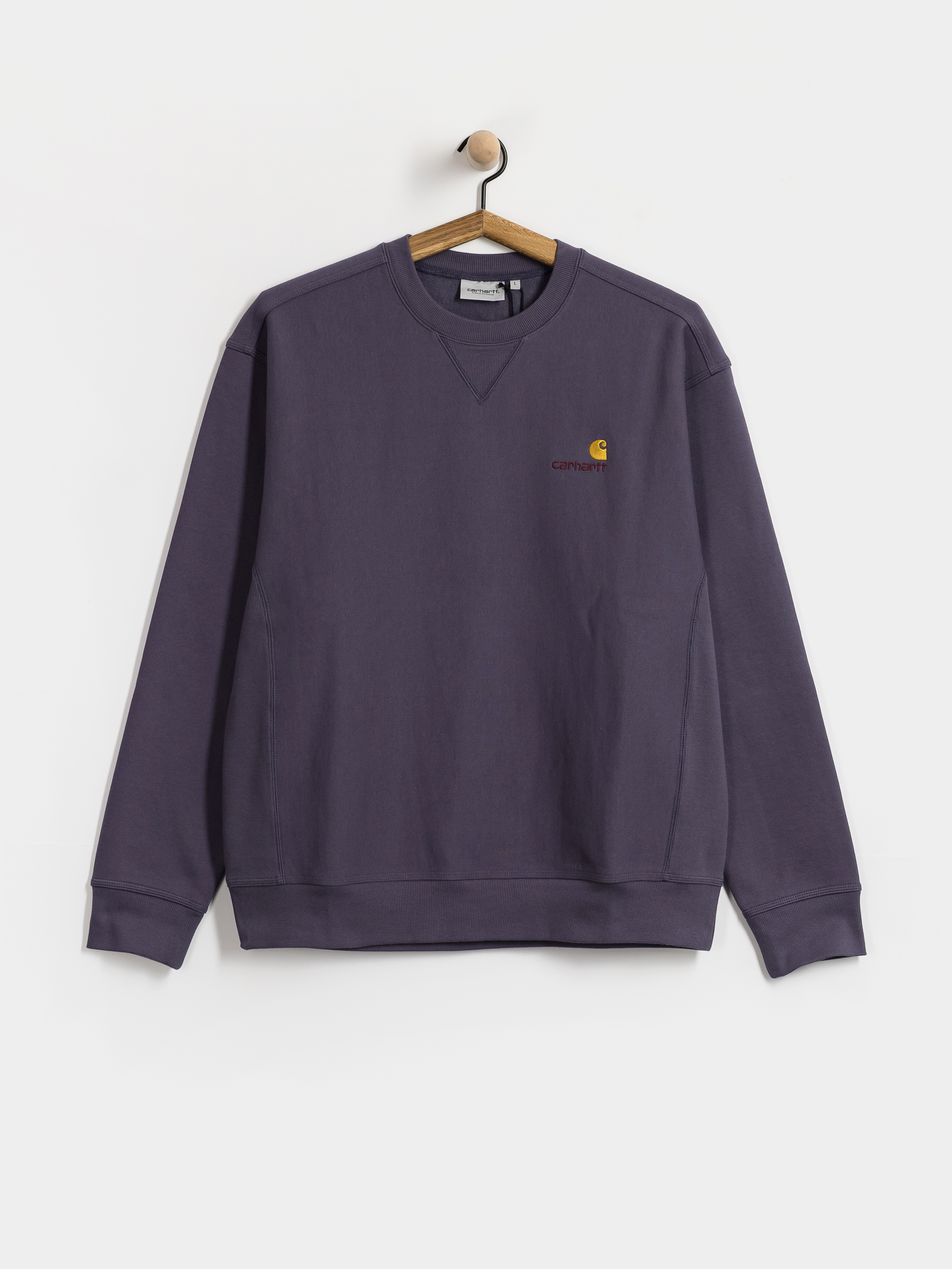 Mikina Carhartt WIP American Script (shady purple)