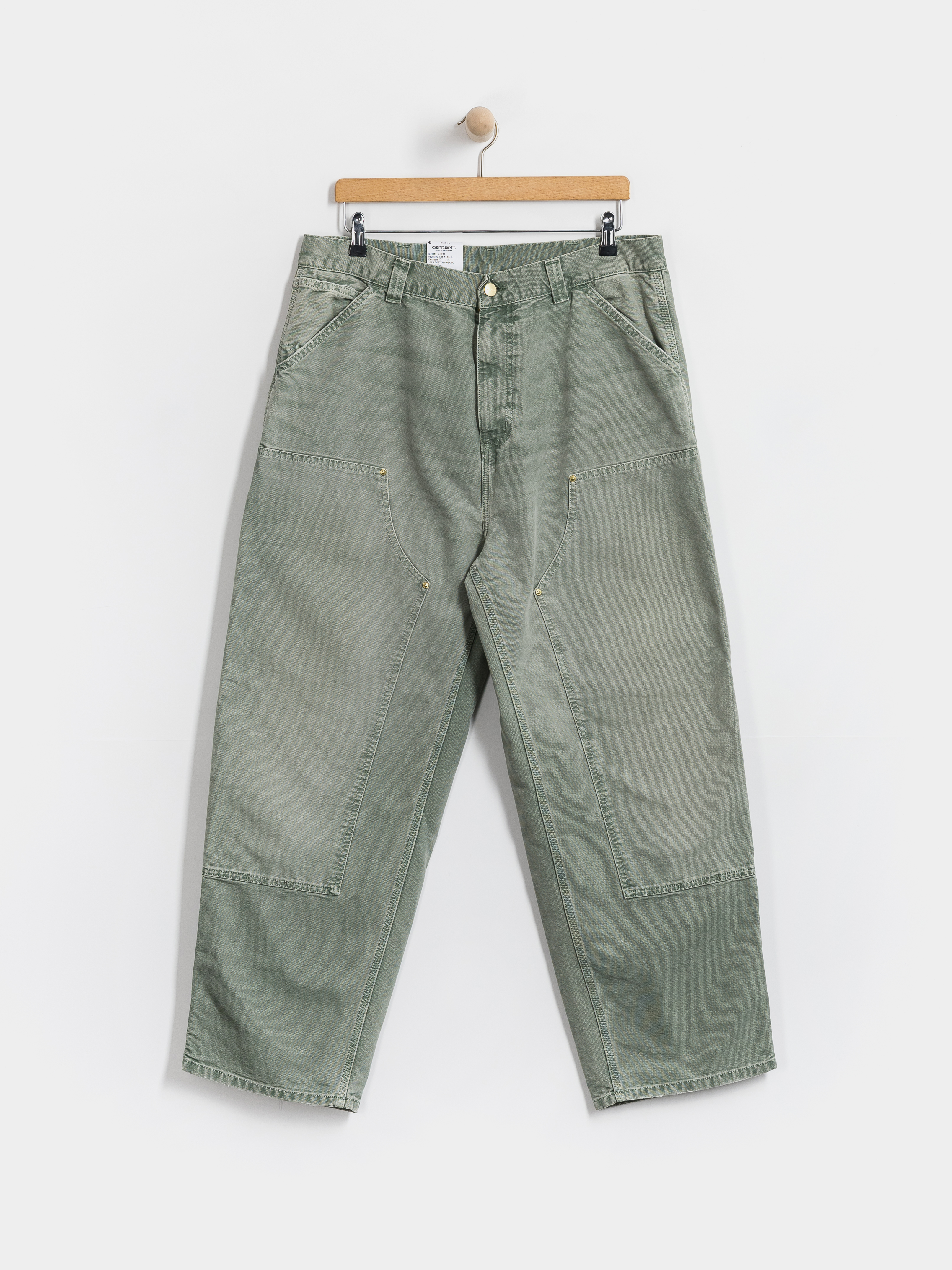 Kalhoty Carhartt WIP OG Double Knee (shady green)