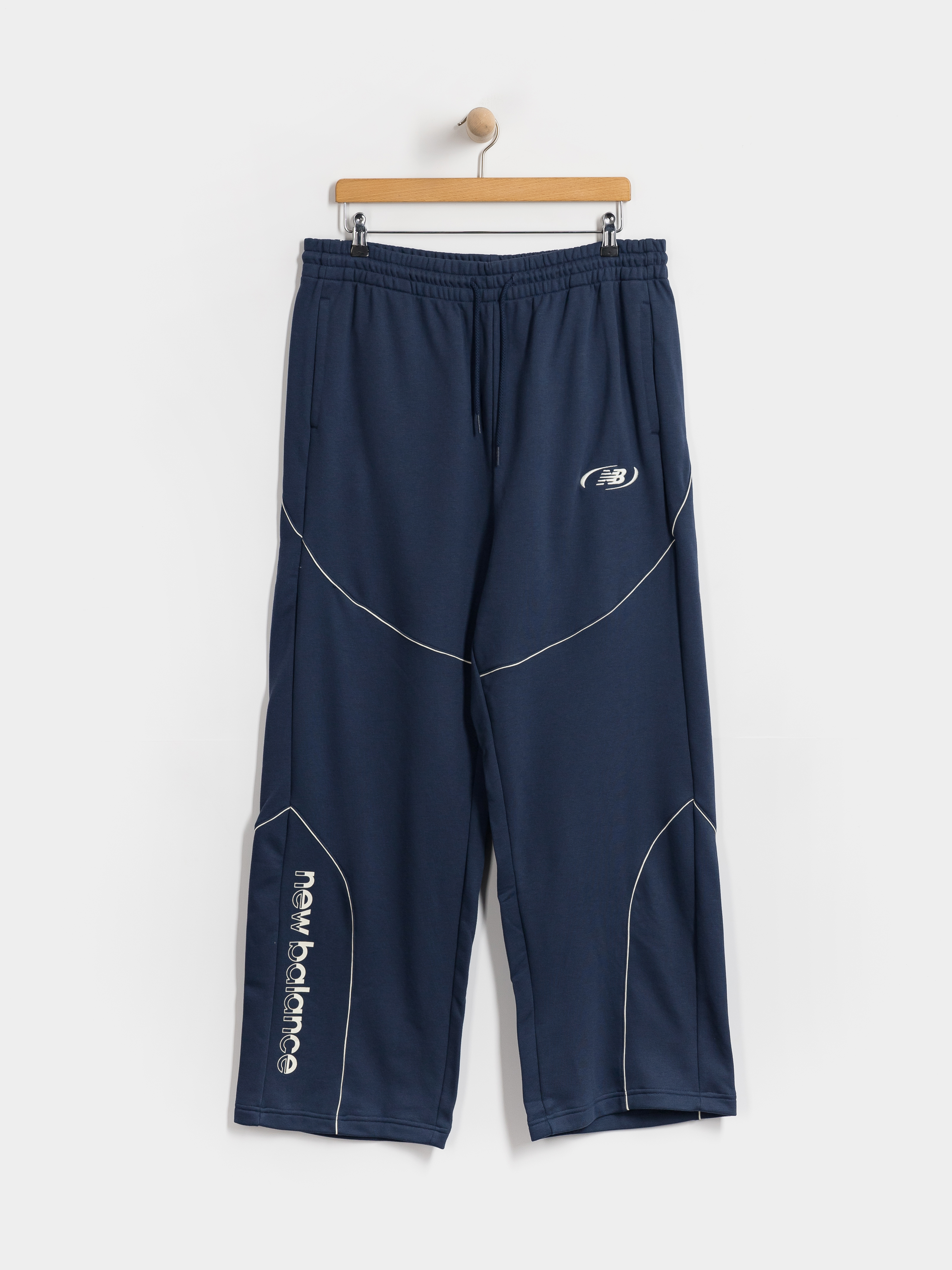 Kalhoty New Balance Trackside French Terry (navy)