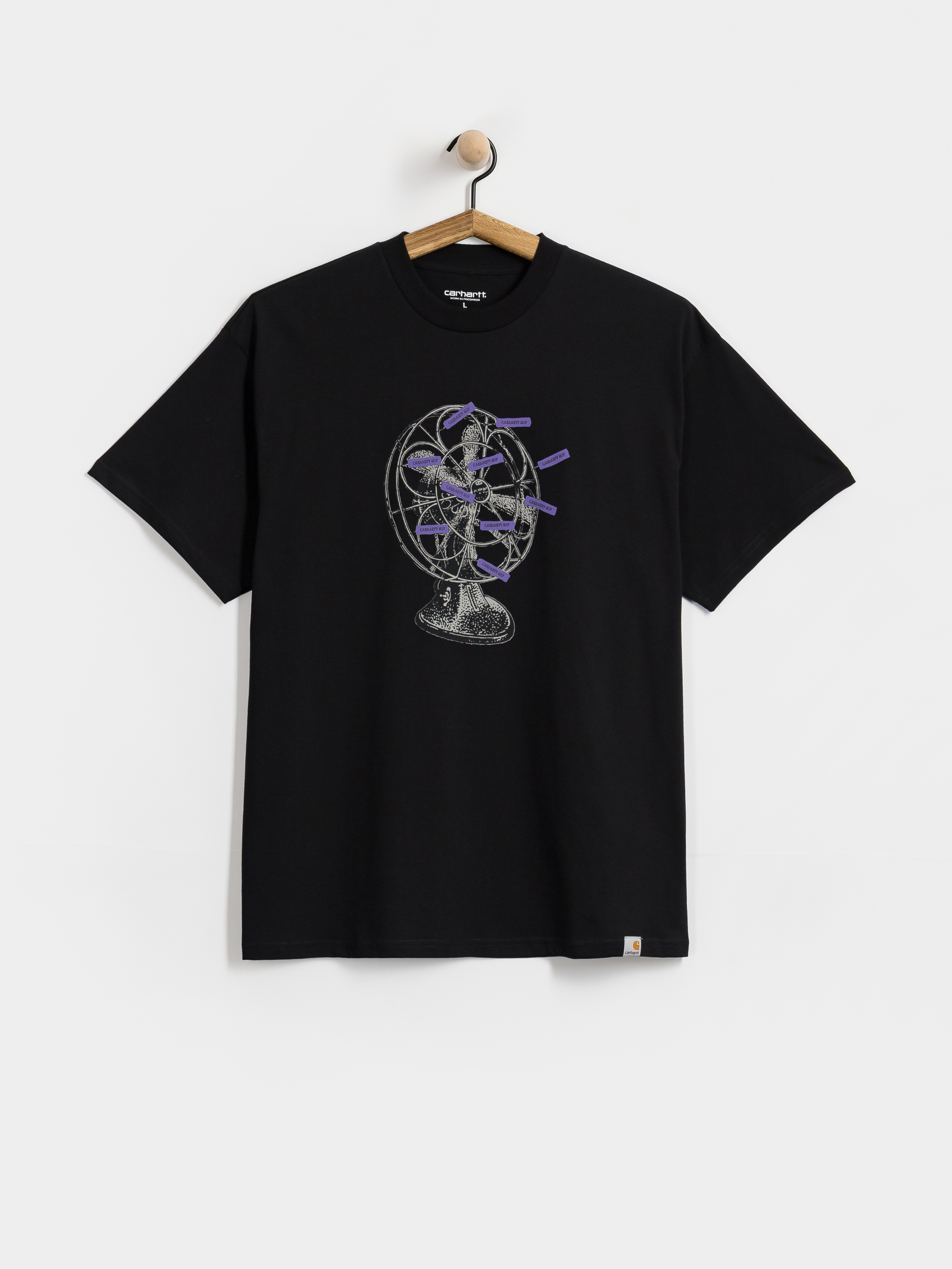 Tričko Carhartt WIP Fan (black)