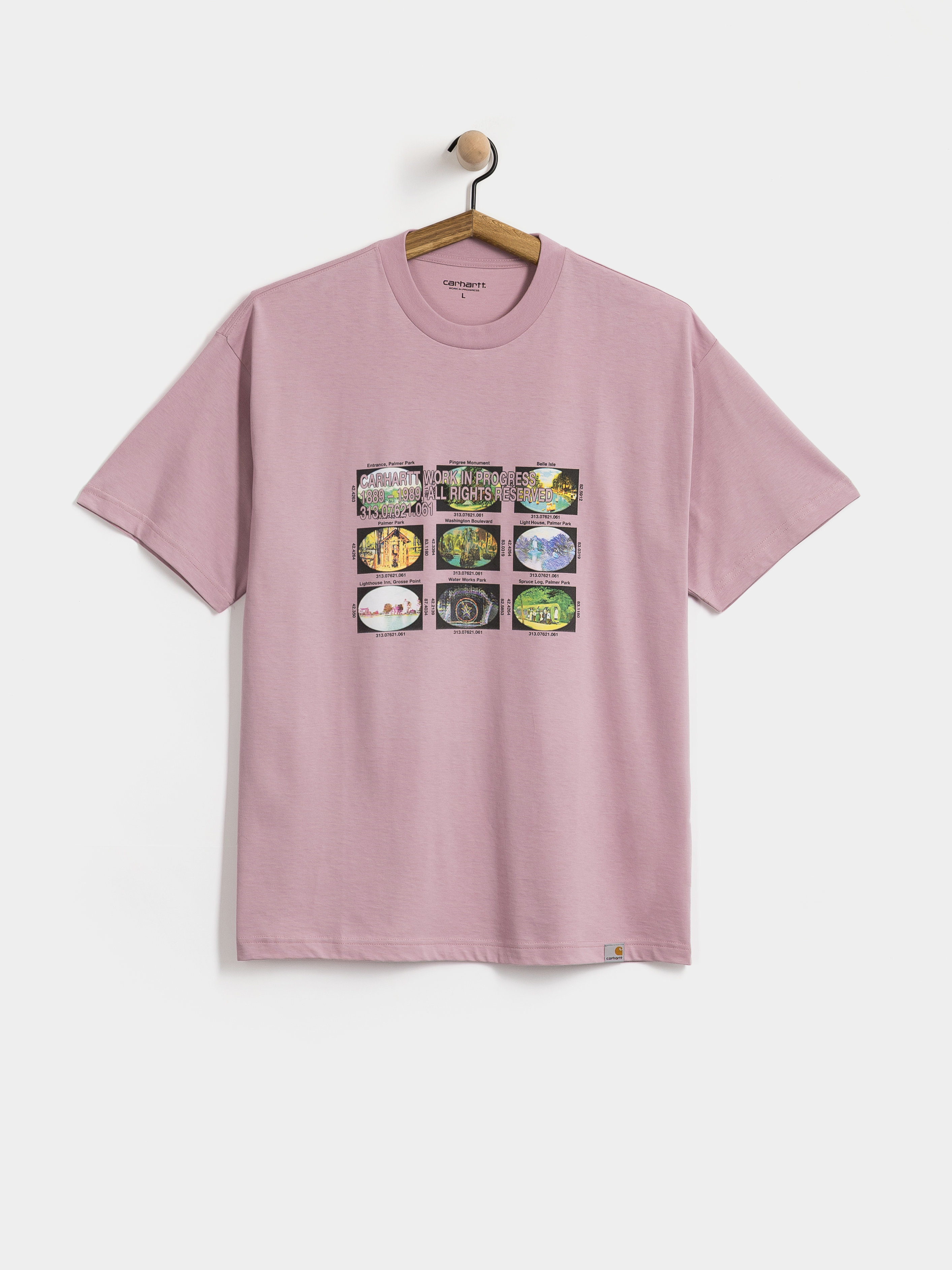 Tričko Carhartt WIP Coordinates (hortensia)