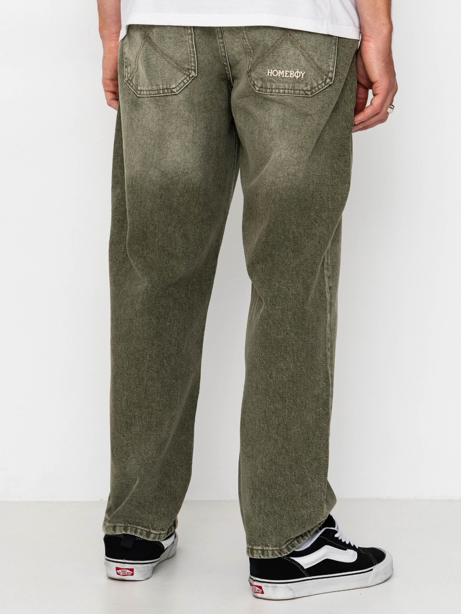 Kalhoty Homeboy X Tra Baggy Dye Denim (washed green)