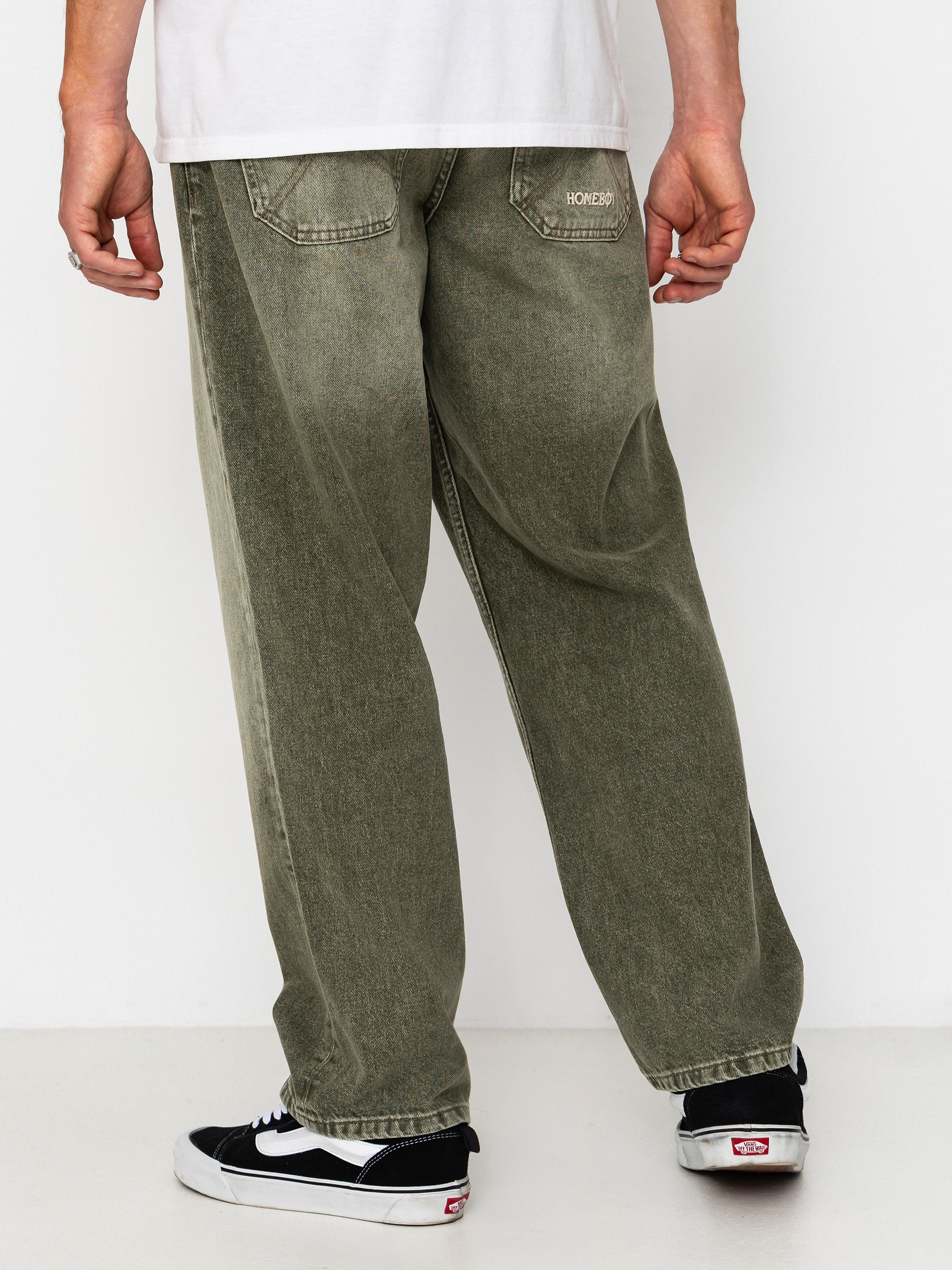 Kalhoty Homeboy X Tra Baggy Dye Denim (washed green)