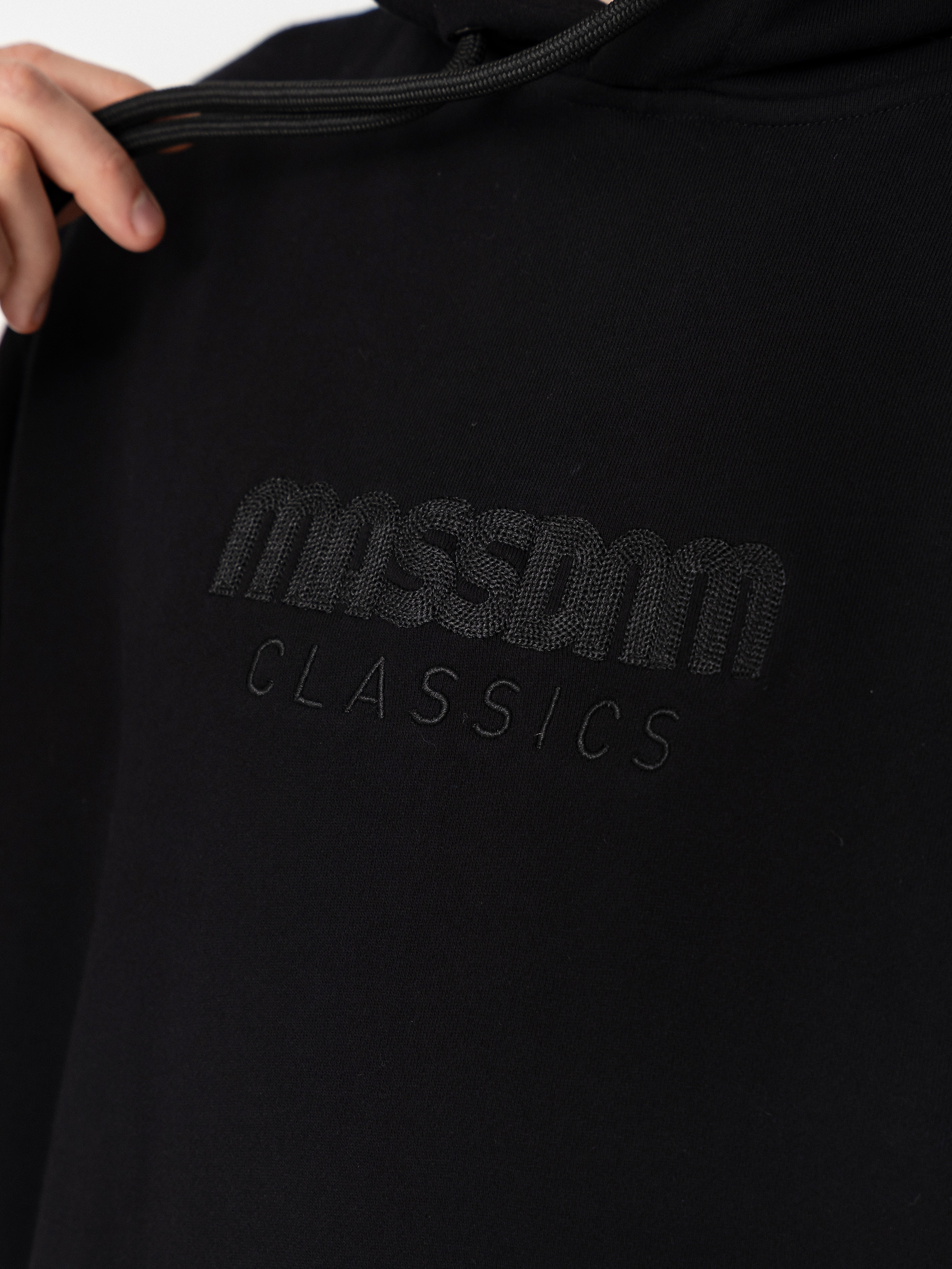 Mikina s kapucí MassDnm Classics Light HD (black)
