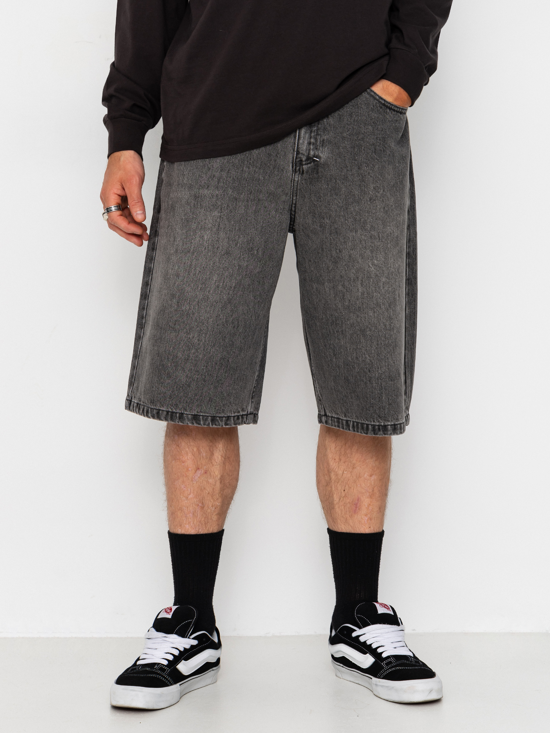 Kraťasy MassDnm Jeans Slang (grey)