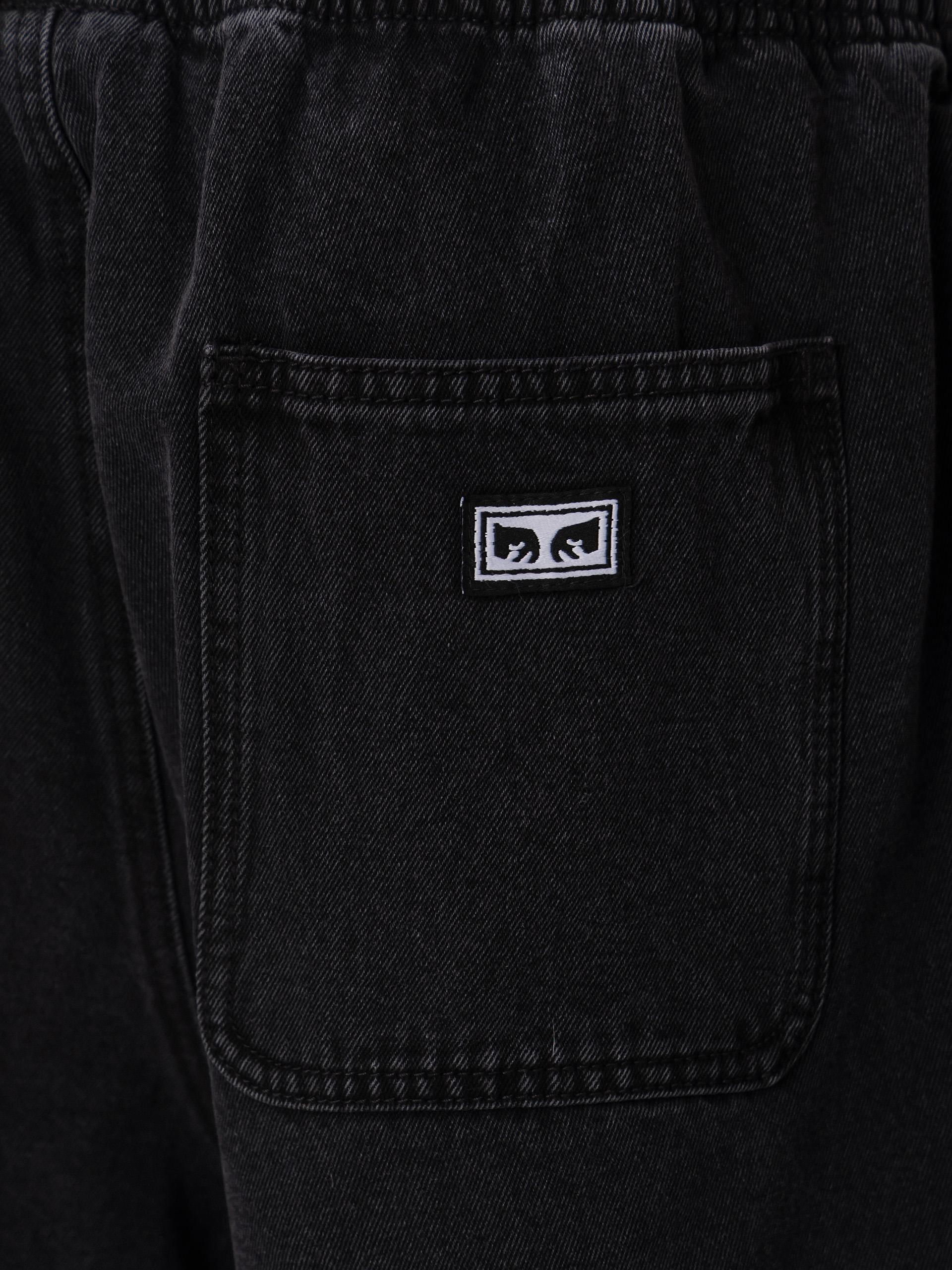 Kraťasy OBEY Easy Denim (washed black)