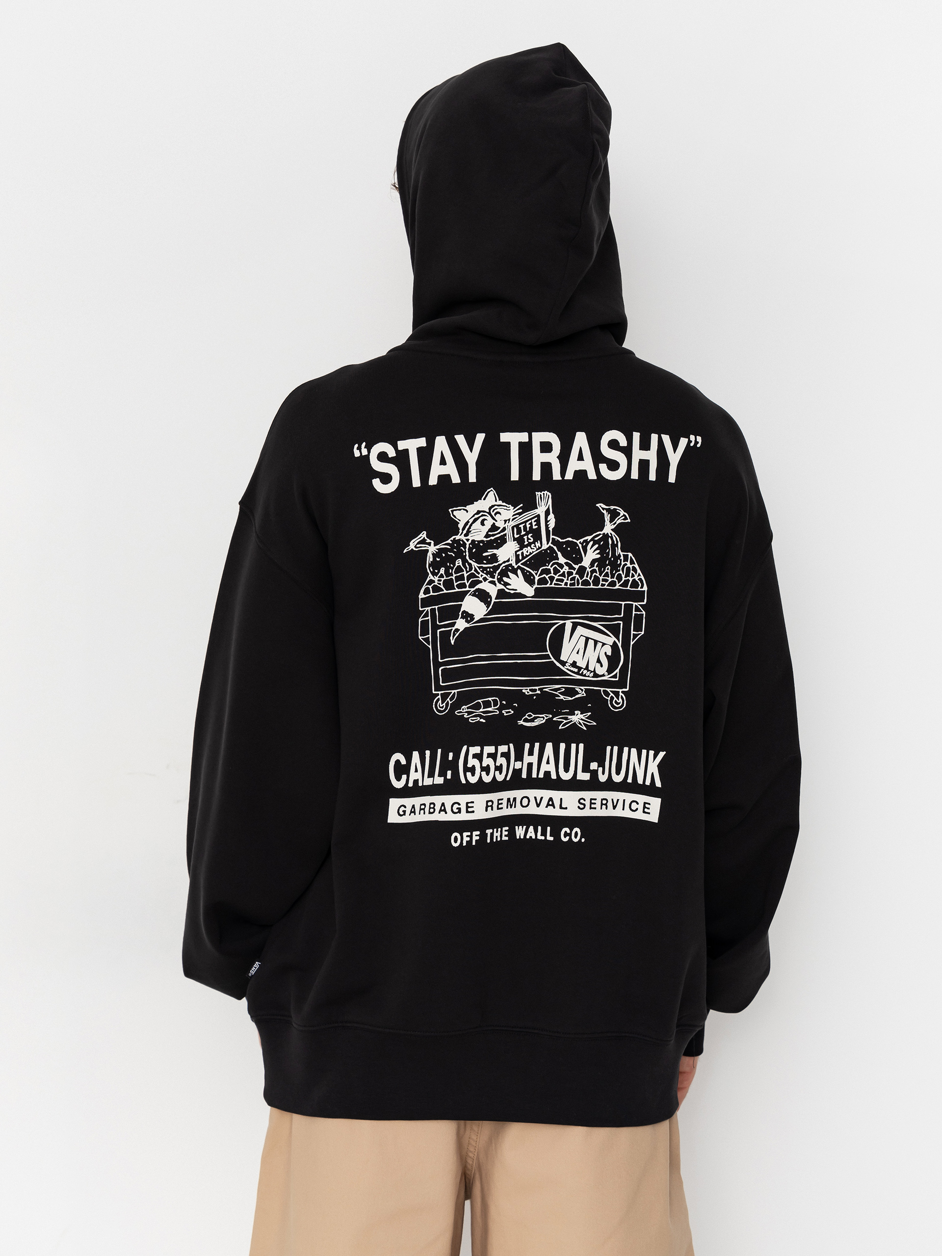 Mikina s kapucí Vans Trashy HD (black)