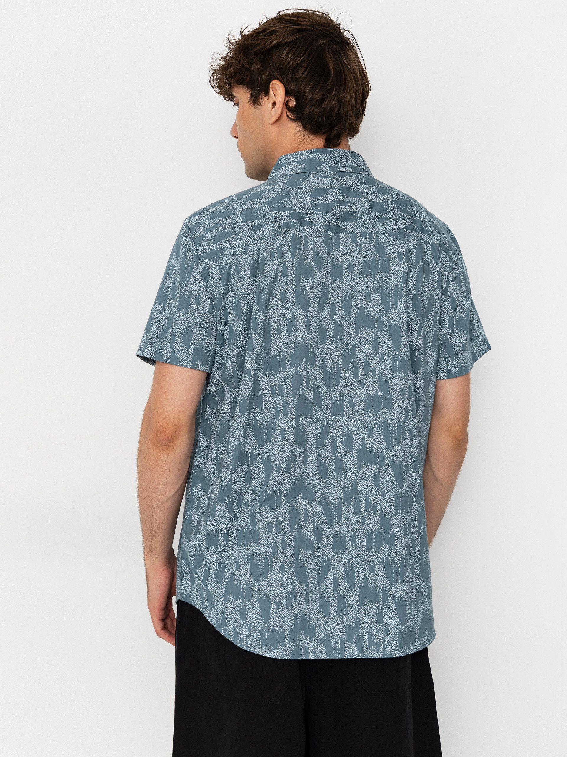 Košile Brixton Charter Print (trooper crackle paint)