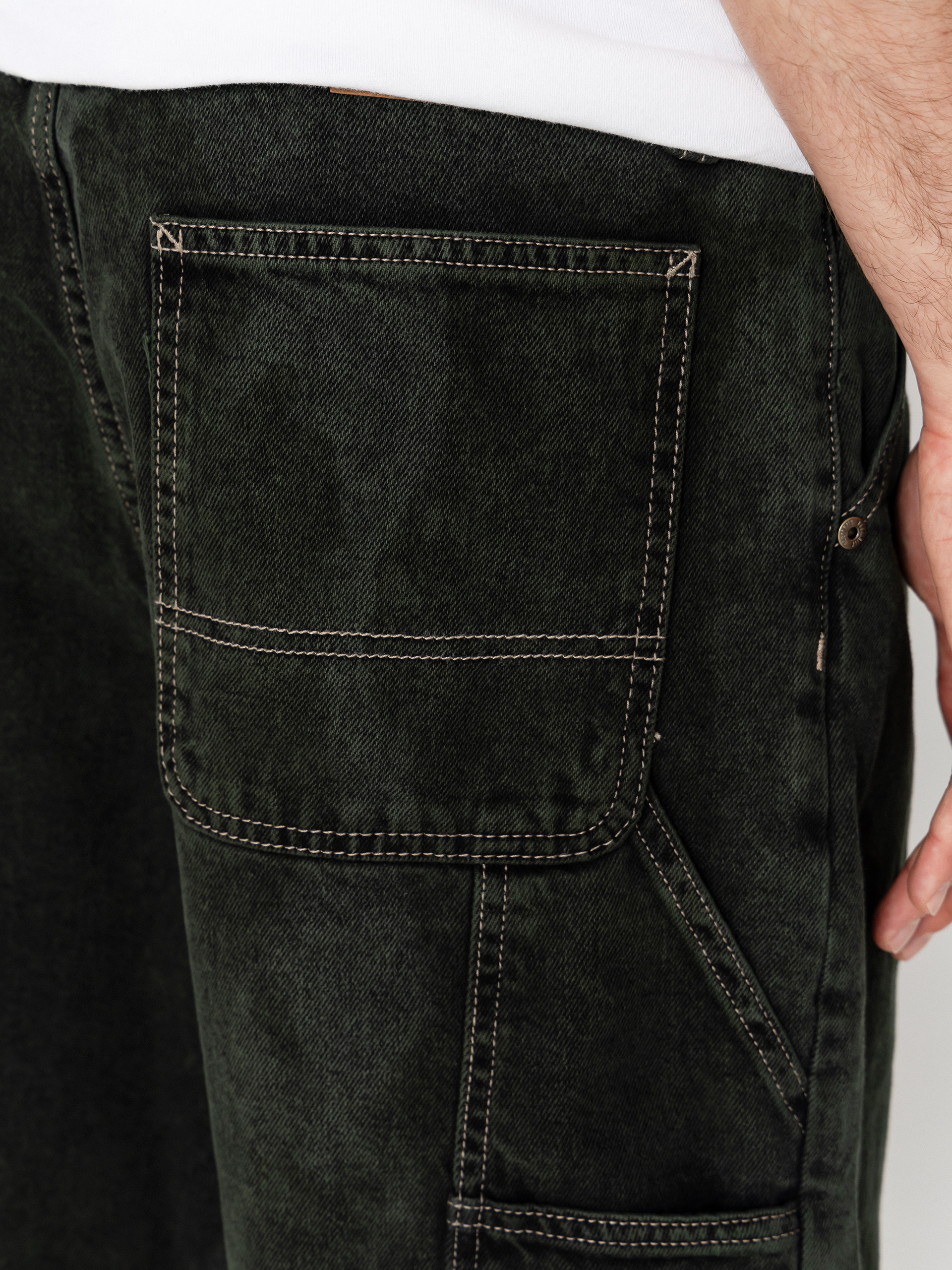 Kraťasy Element Big Carpenter Denim Wk (black green tint)