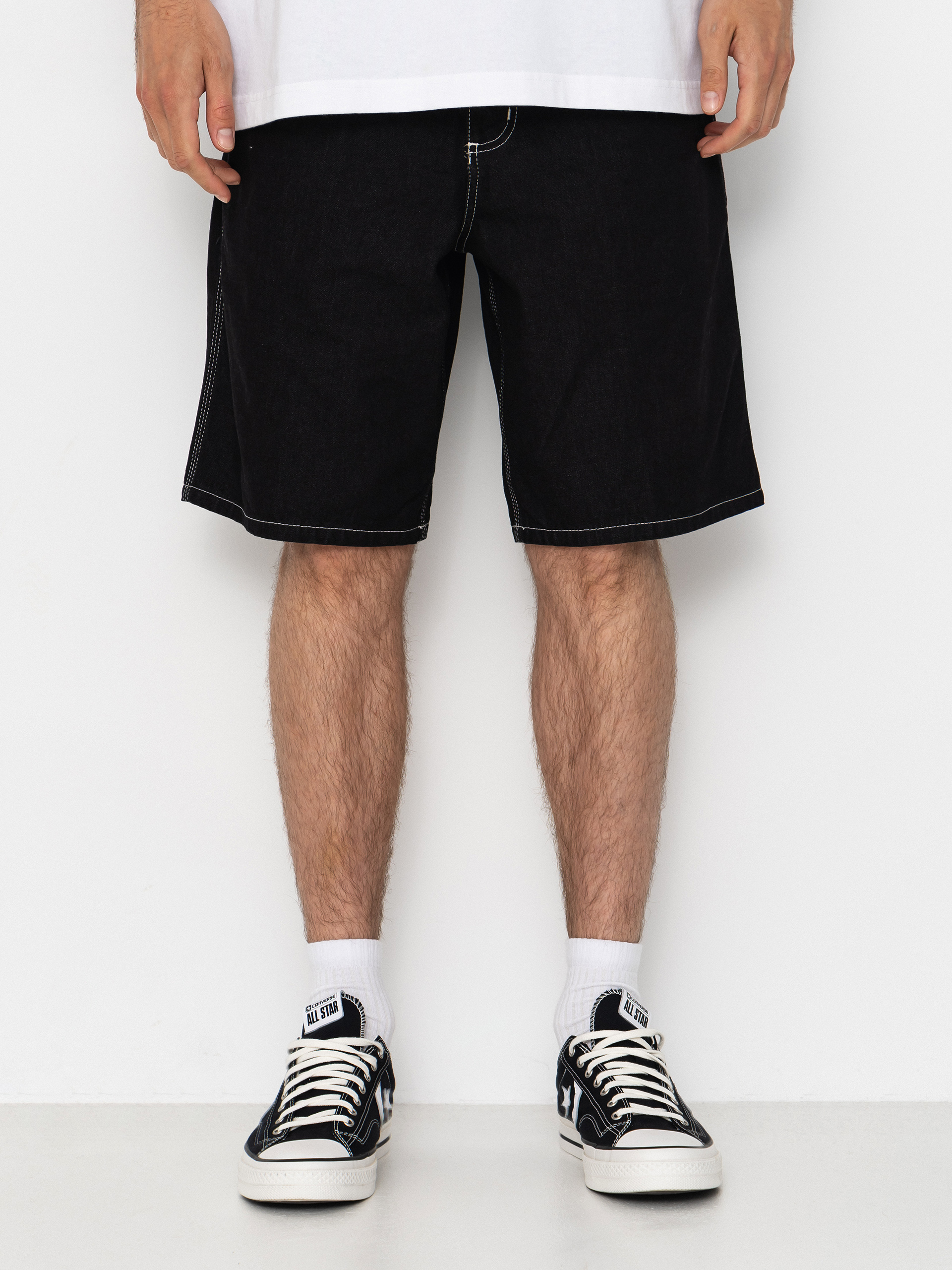 Kraťasy Carhartt WIP Simple (black one wash)