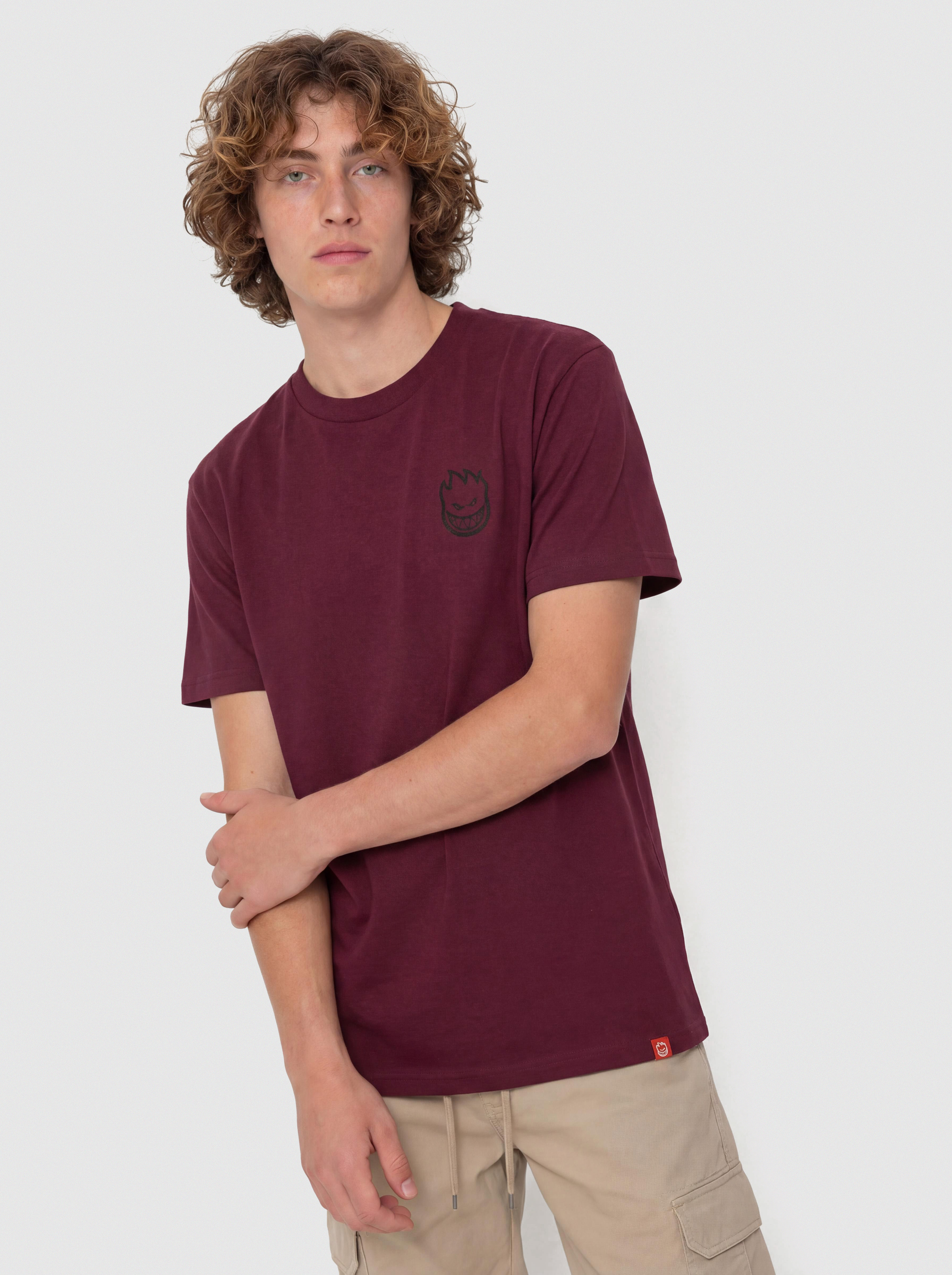 Tričko Spitfire Lil Bighead (burgundy w/black print)