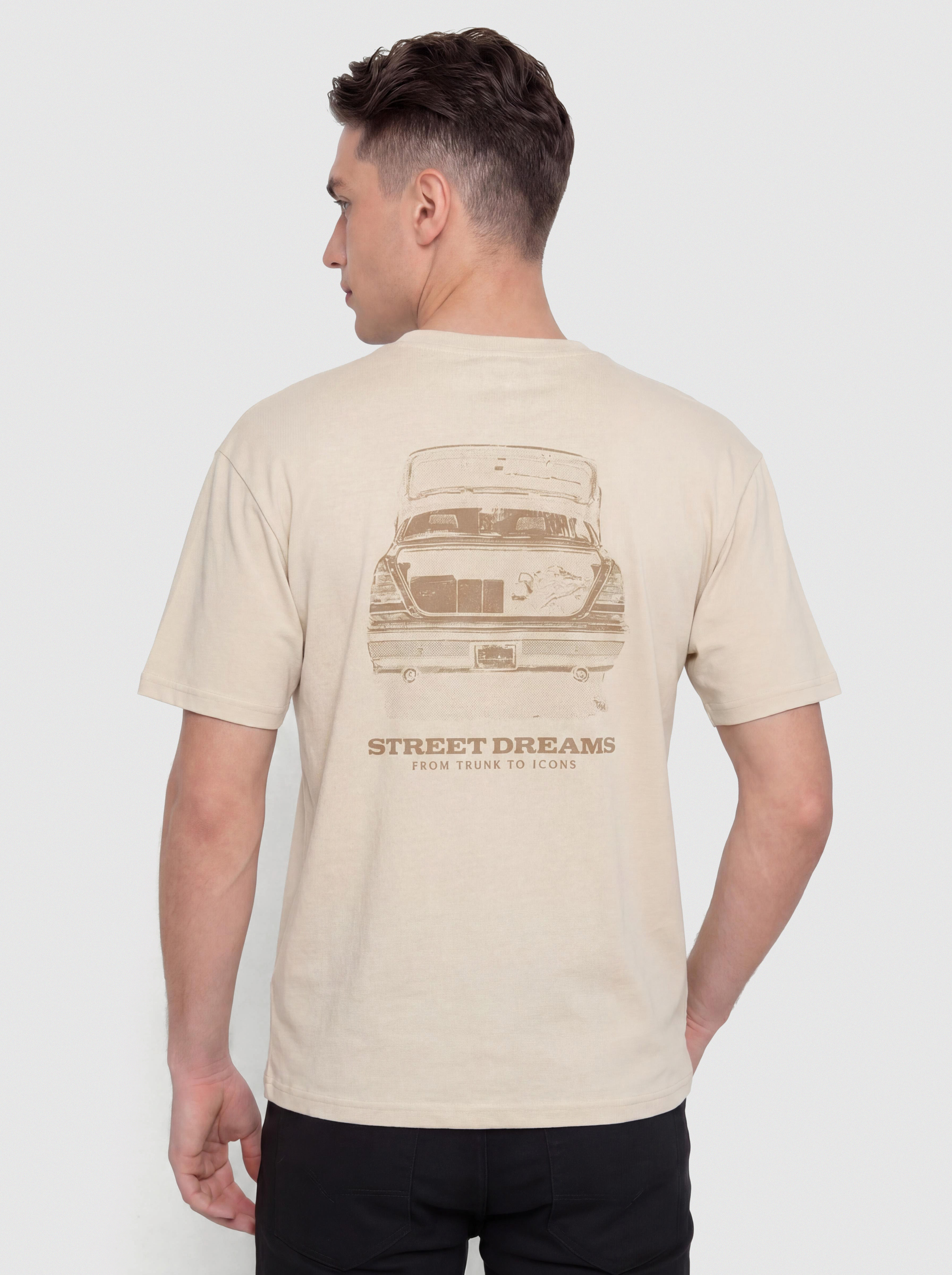 Tričko Karl Kani Slogan Boxy (beige)