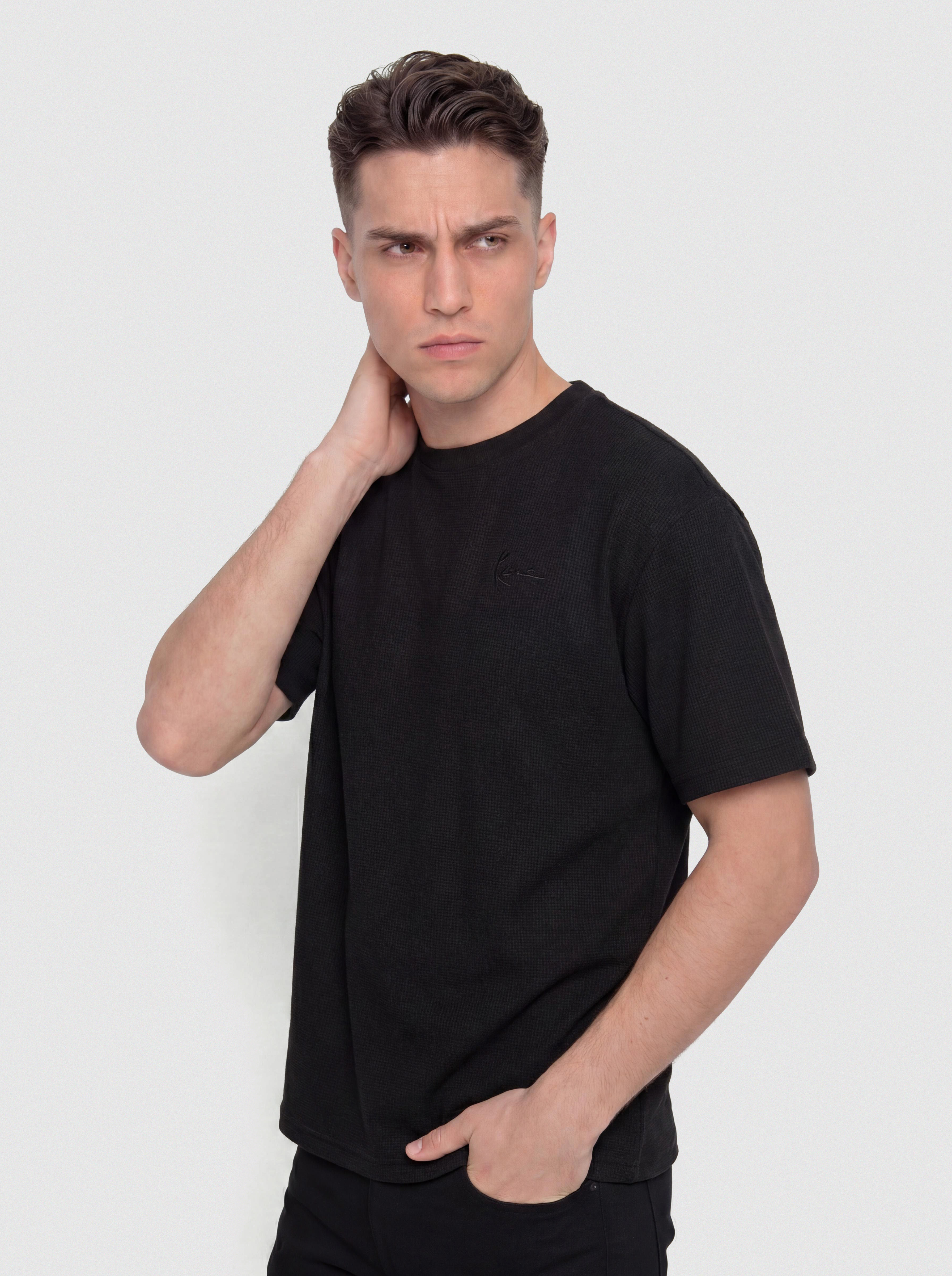Tričko Karl Kani Signature Waffle Oversized