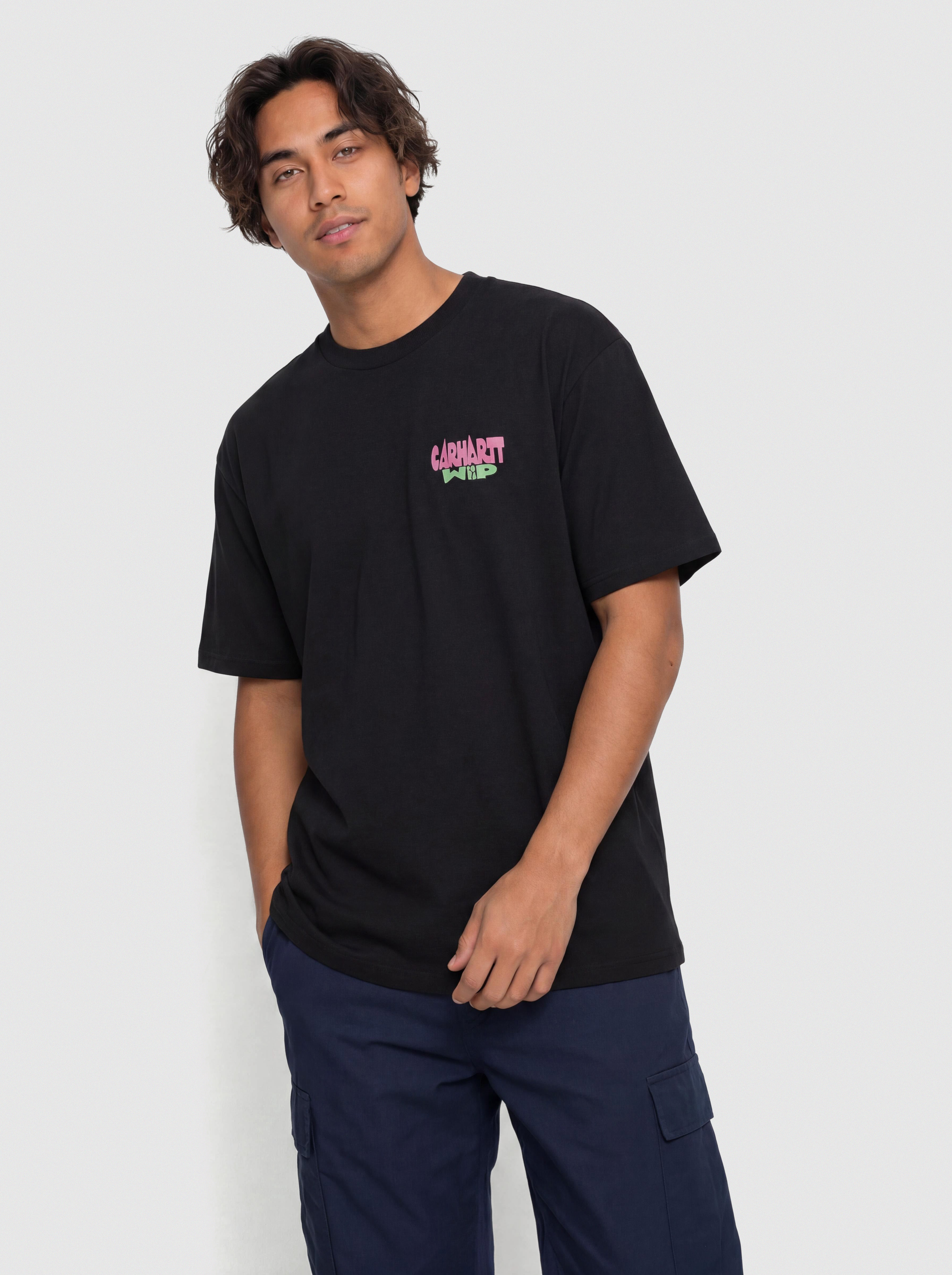 Tričko Carhartt WIP Luggage Label (black)