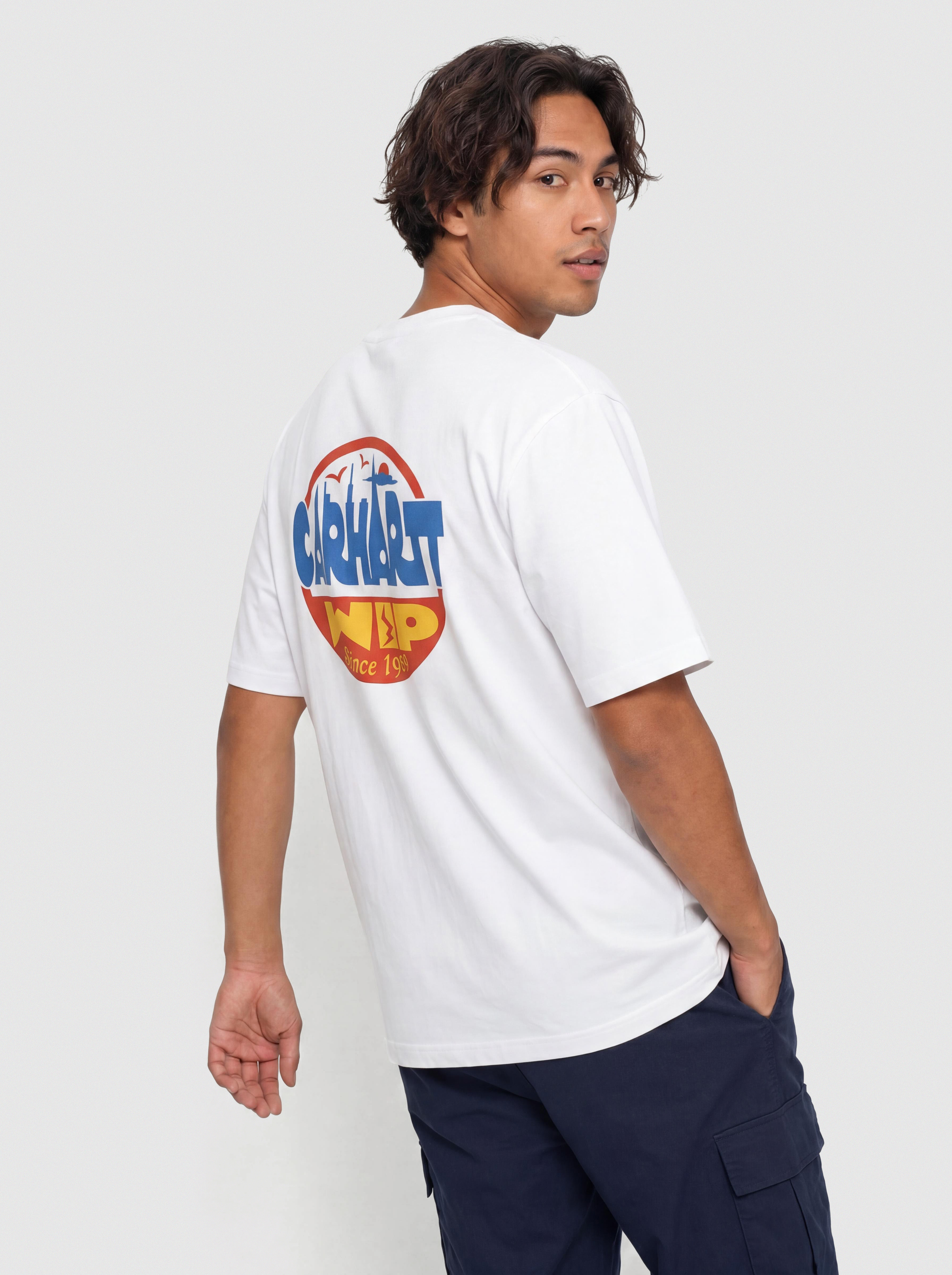 Tričko Carhartt WIP Luggage Label (white)