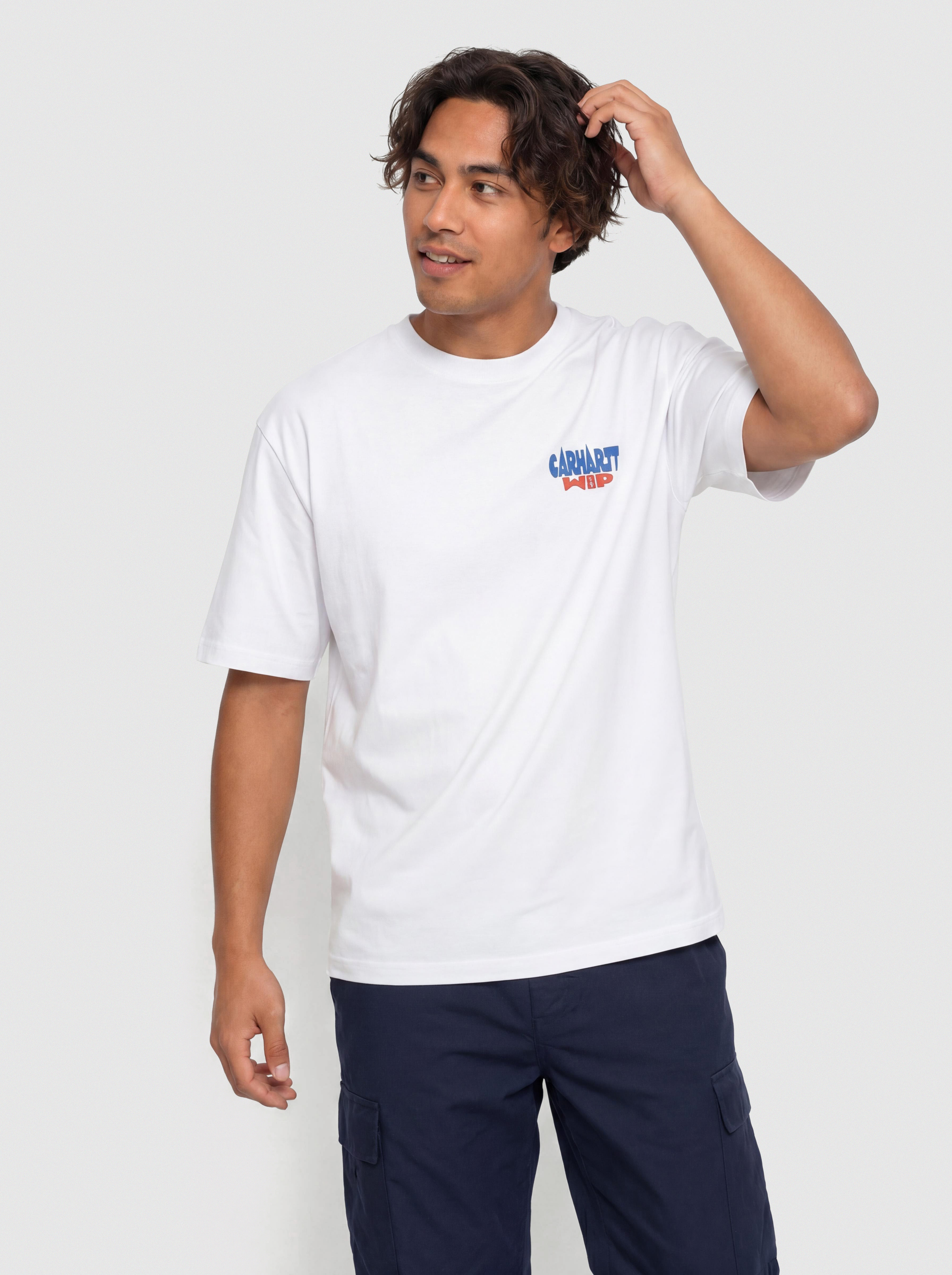 Tričko Carhartt WIP Luggage Label (white)