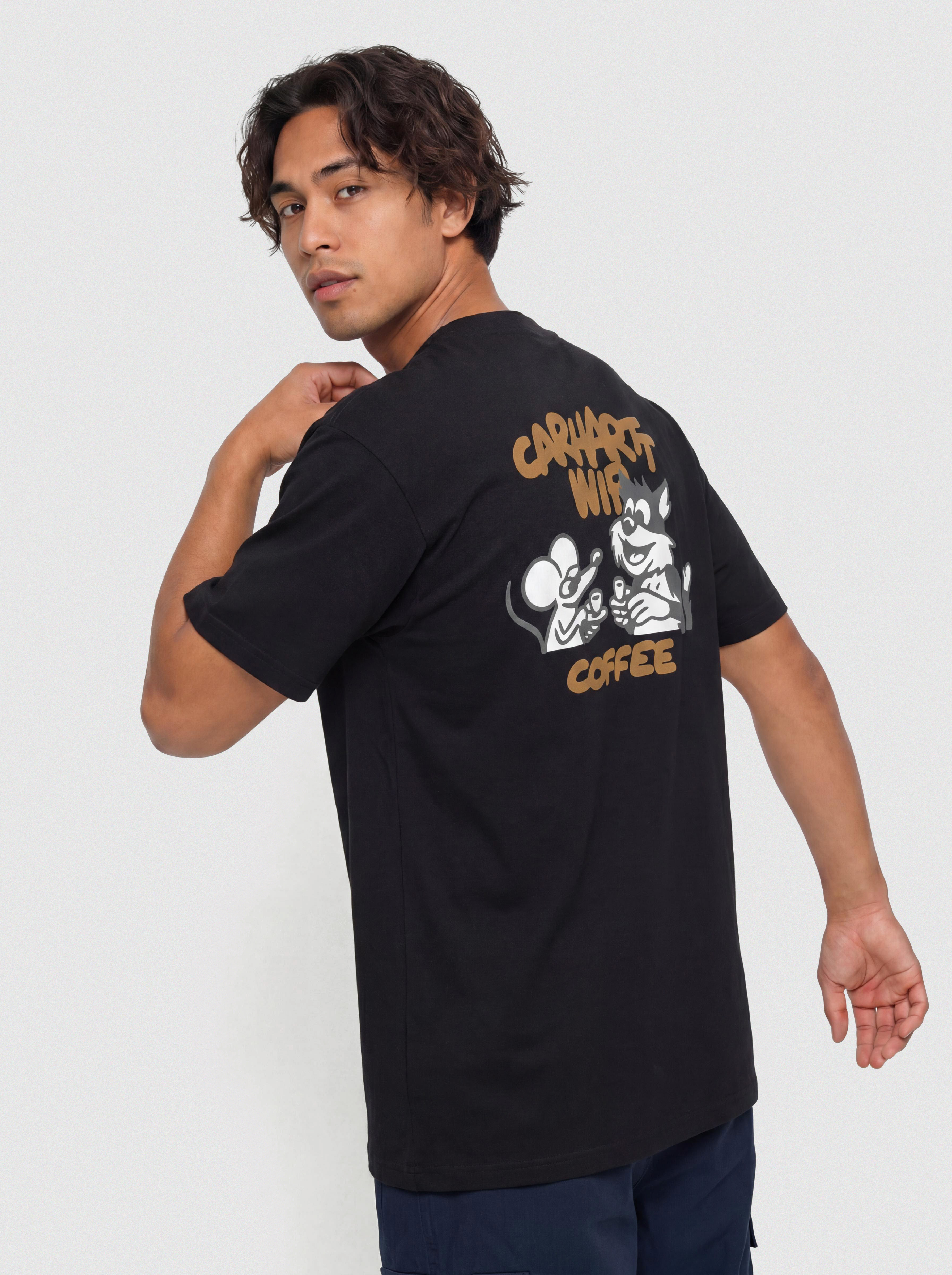 Tričko Carhartt WIP Coffee Break (black)