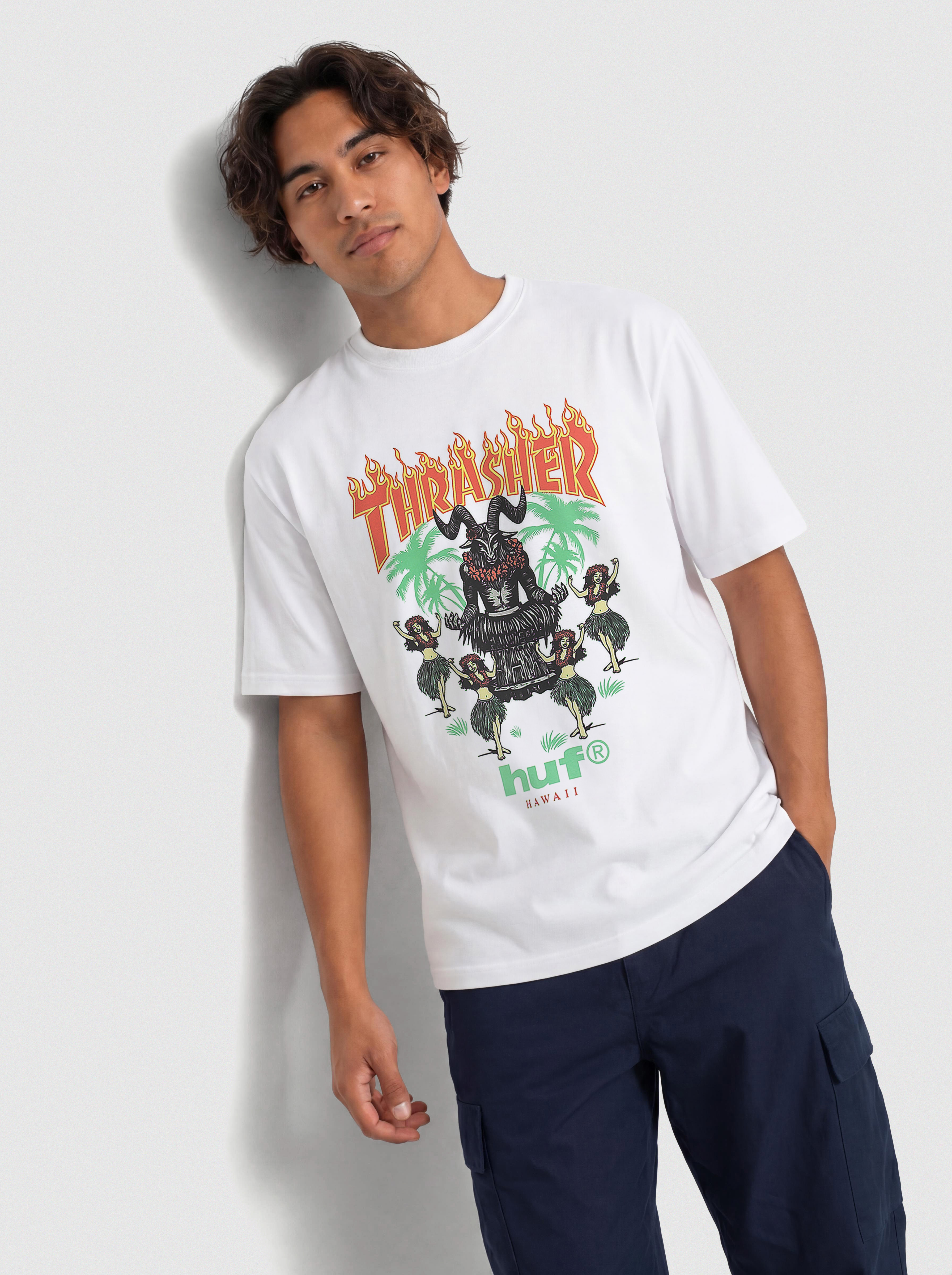 Tričko HUF X Thrasher Goat Luau