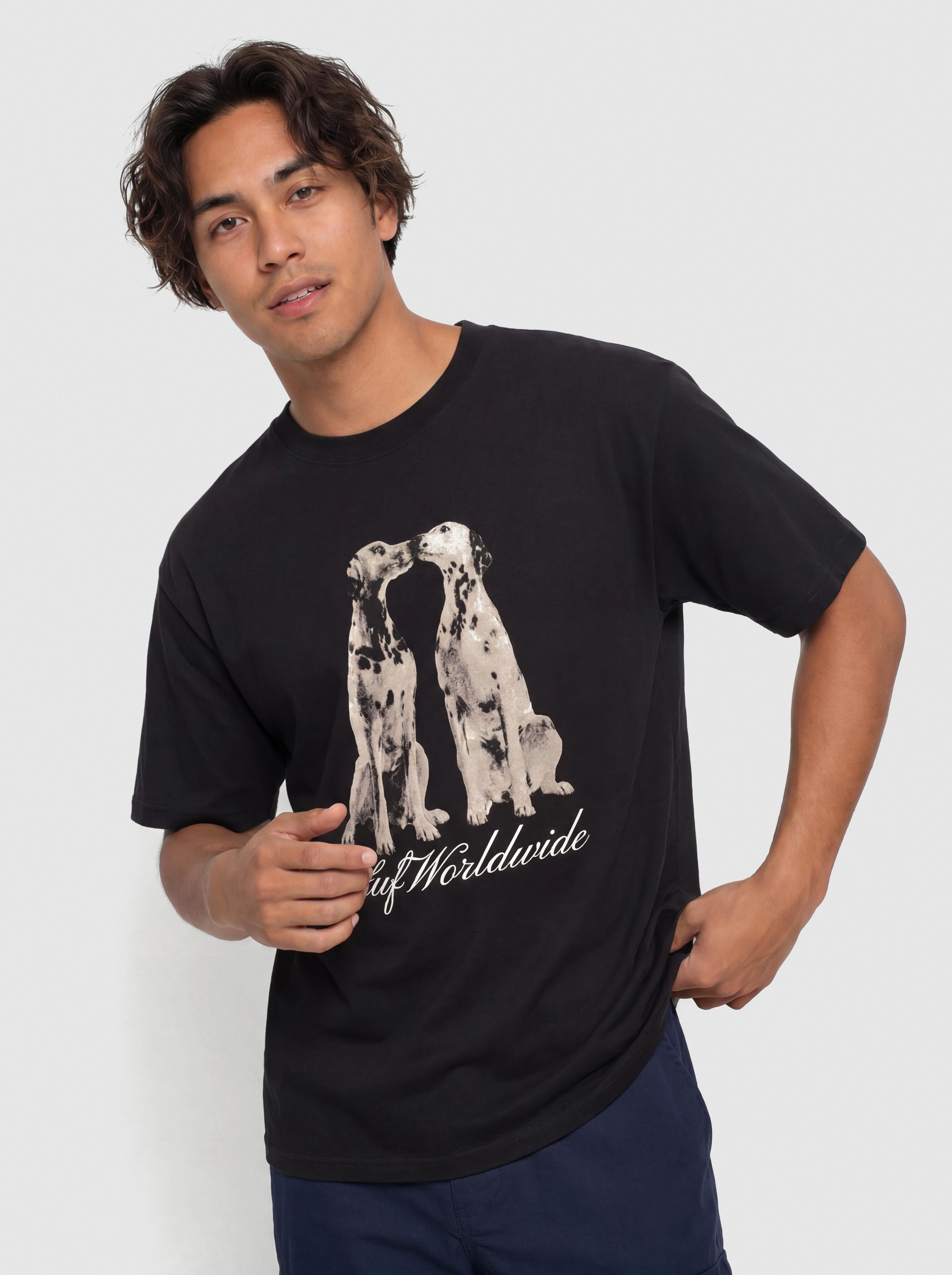 Tričko HUF Dogged (black)