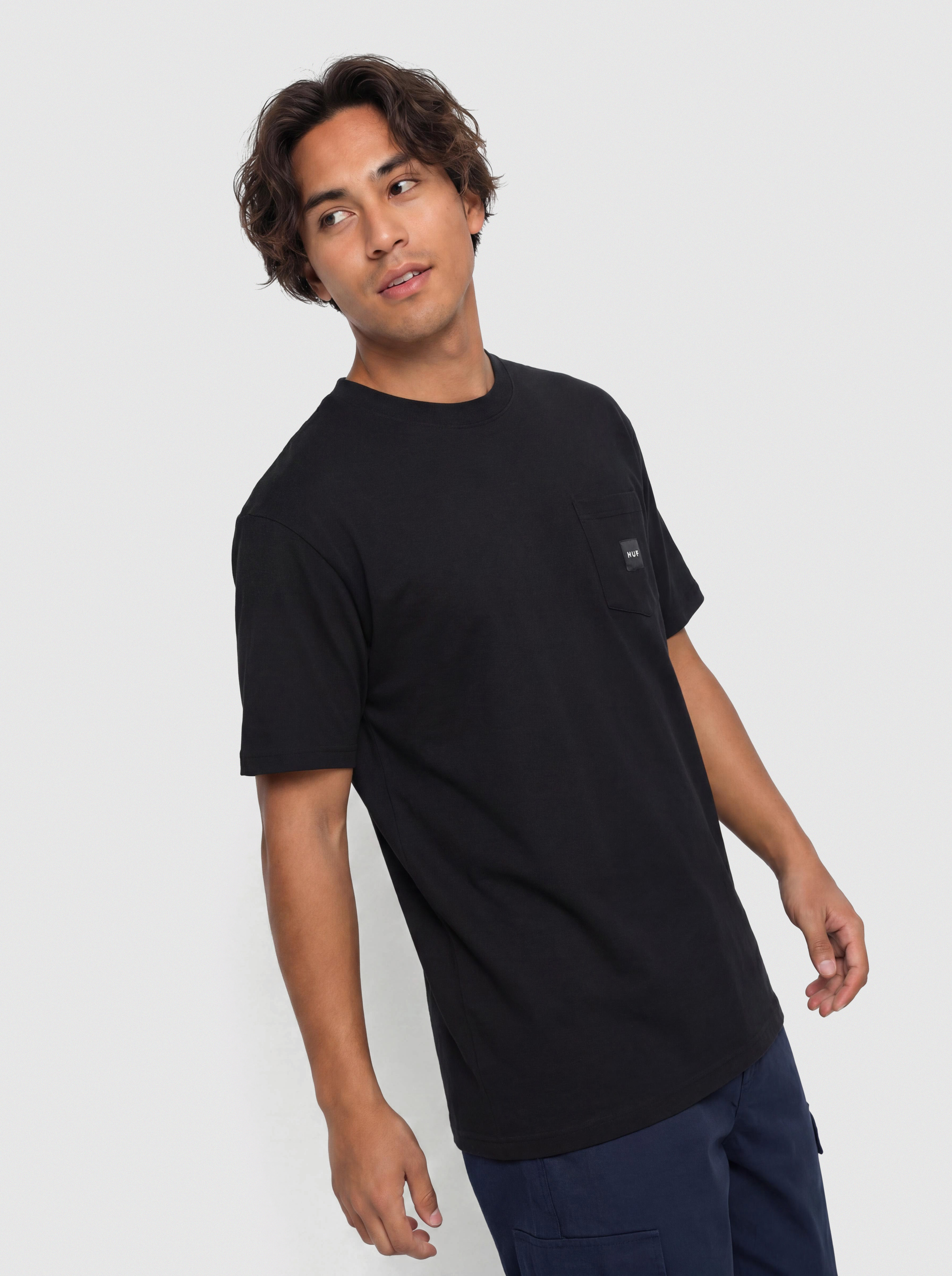 Triu010dko HUF Box Logo Pocket (black/black)