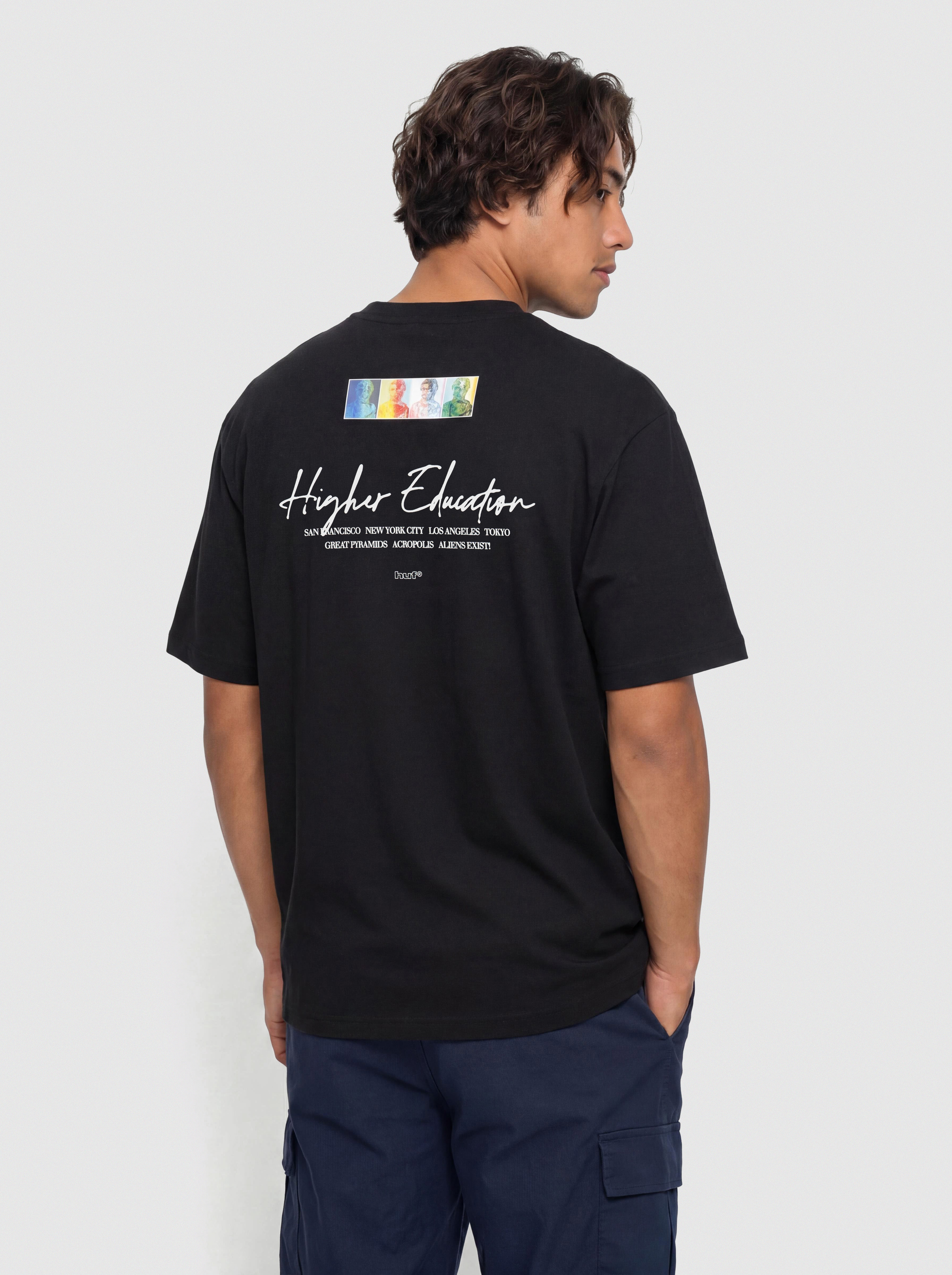 Tričko HUF Higher Education (black)