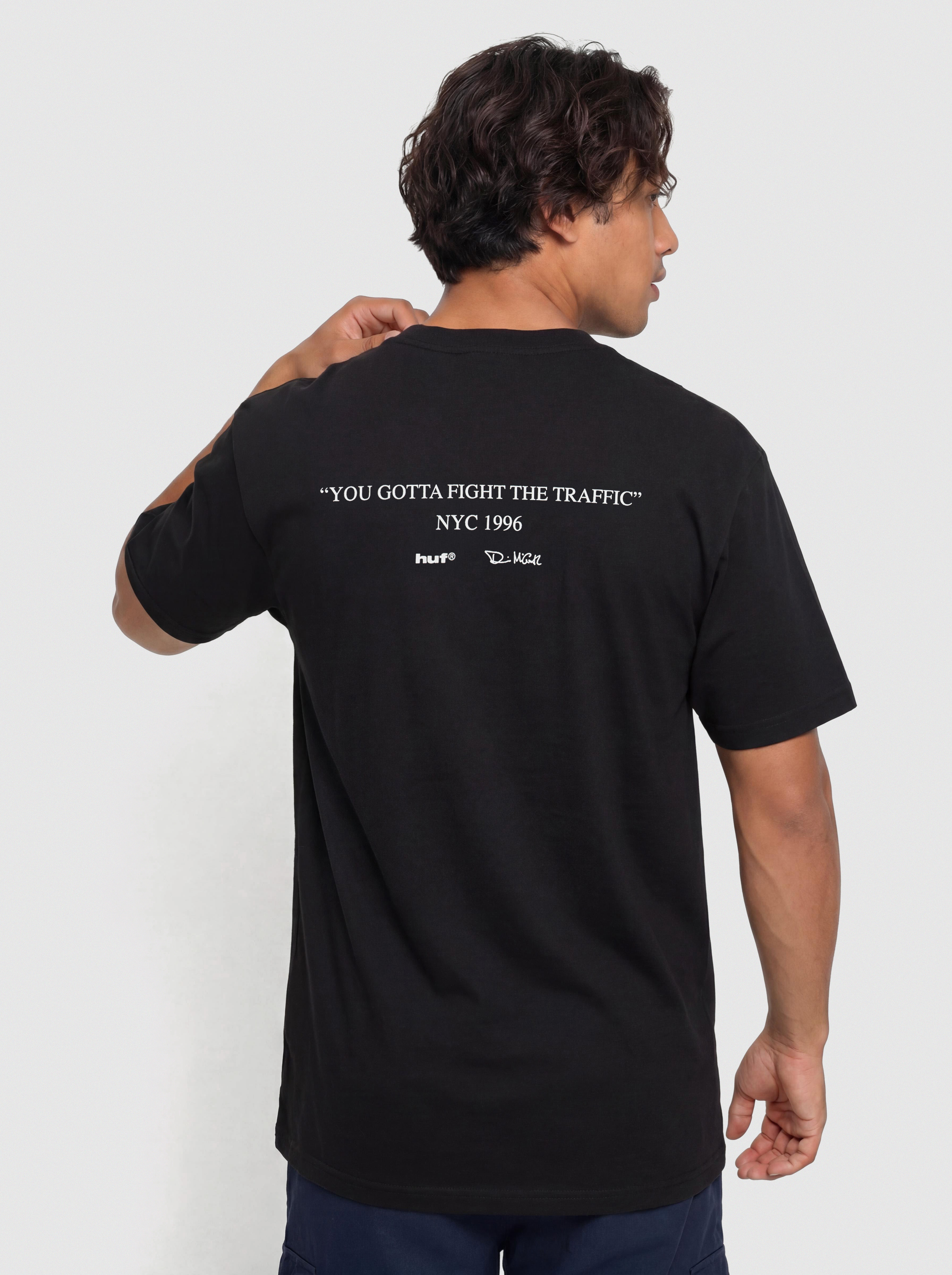 Tričko HUF Fight The Traffic (black)