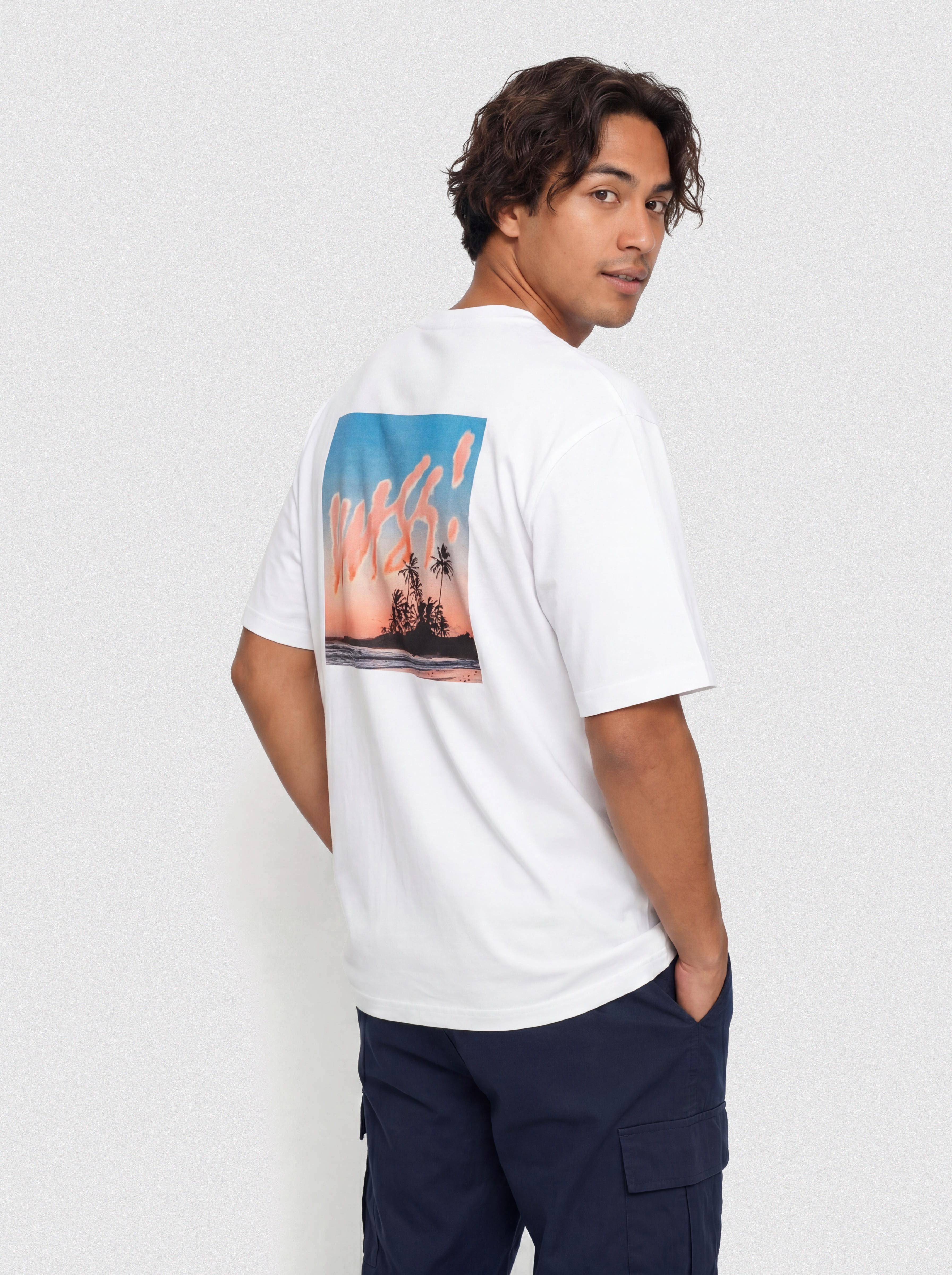 Tričko MassDnm Sunset (white)