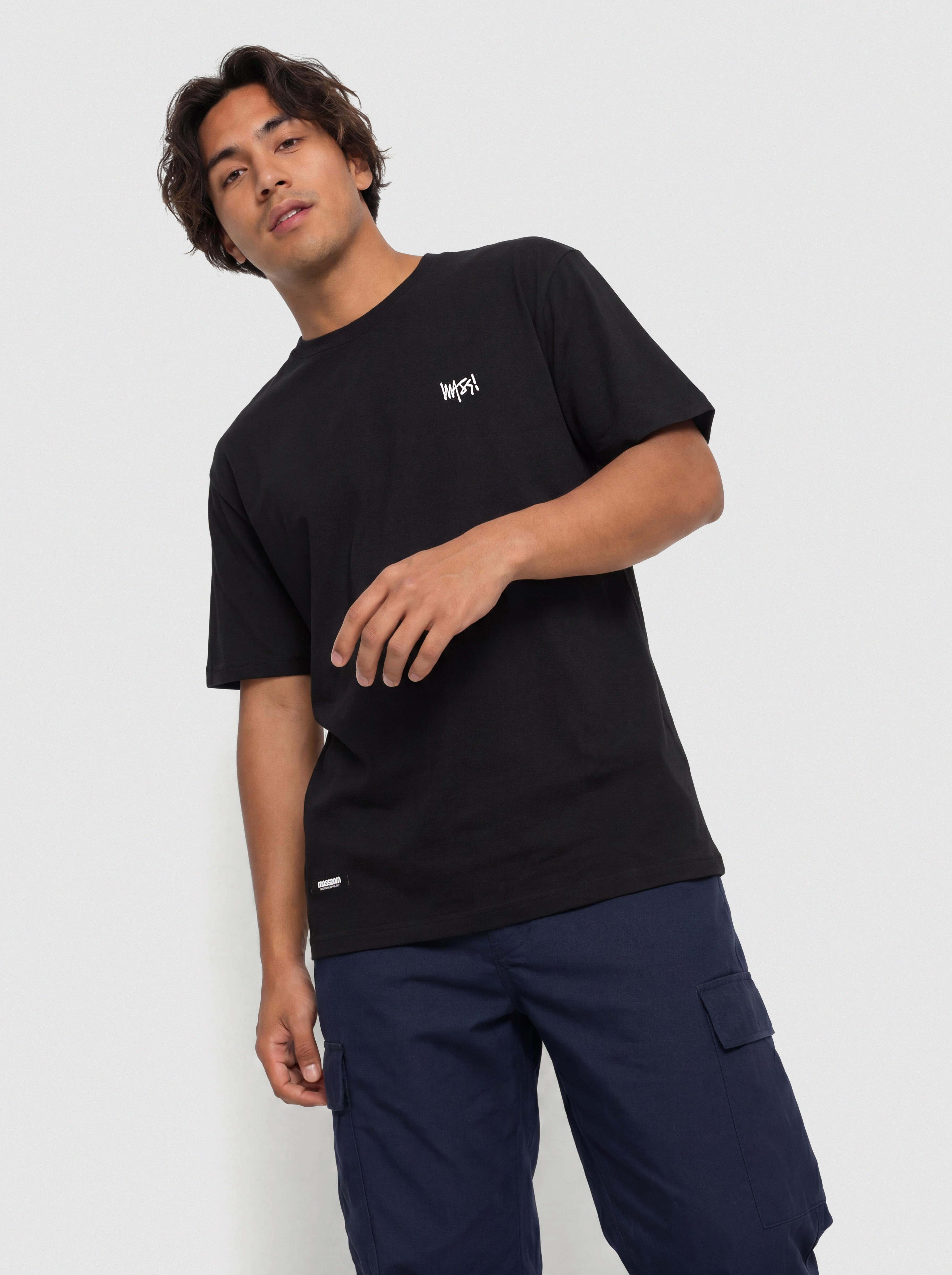 Tričko MassDnm Signature Patch (black)