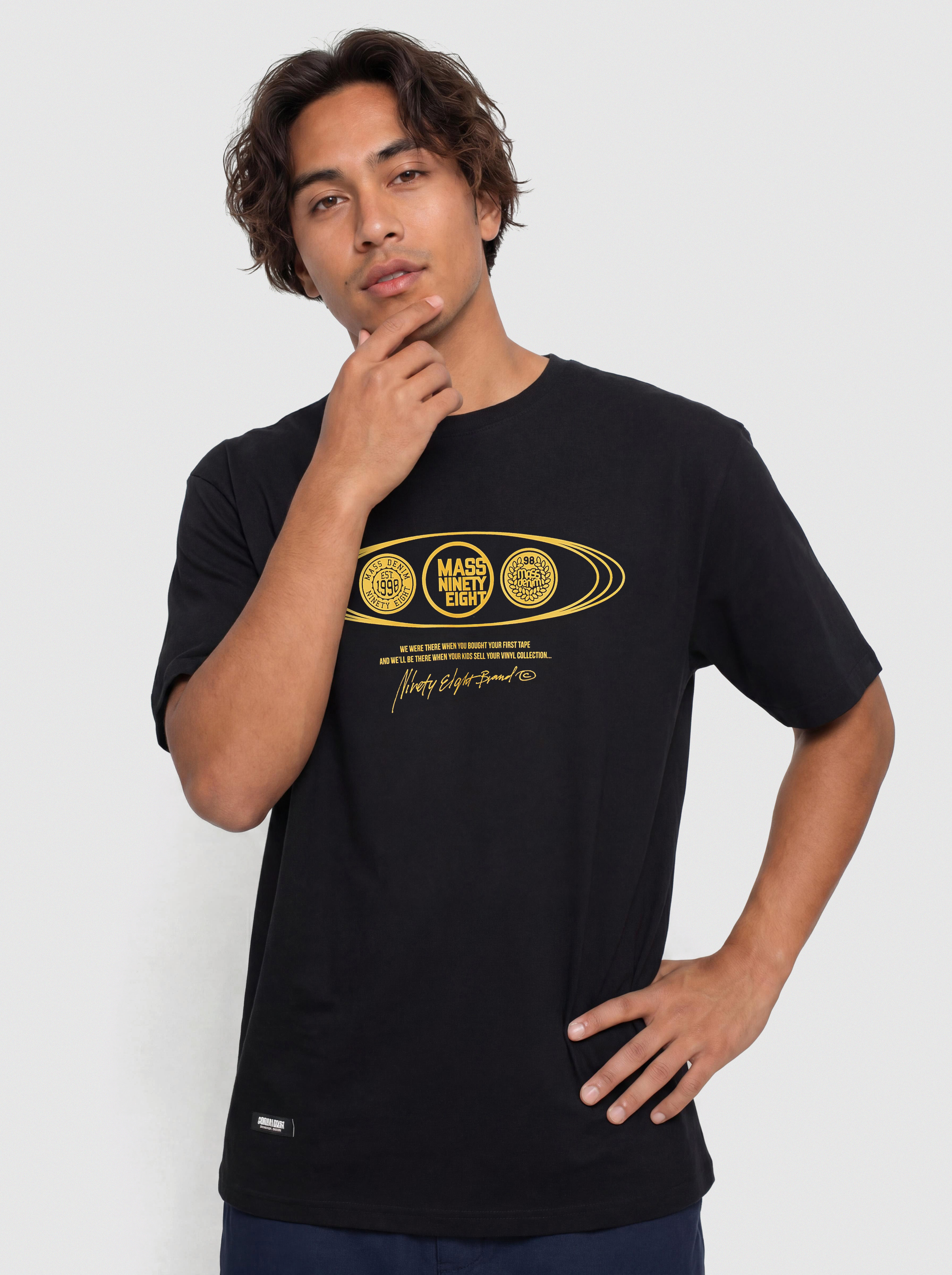 Tričko MassDnm Global (black)