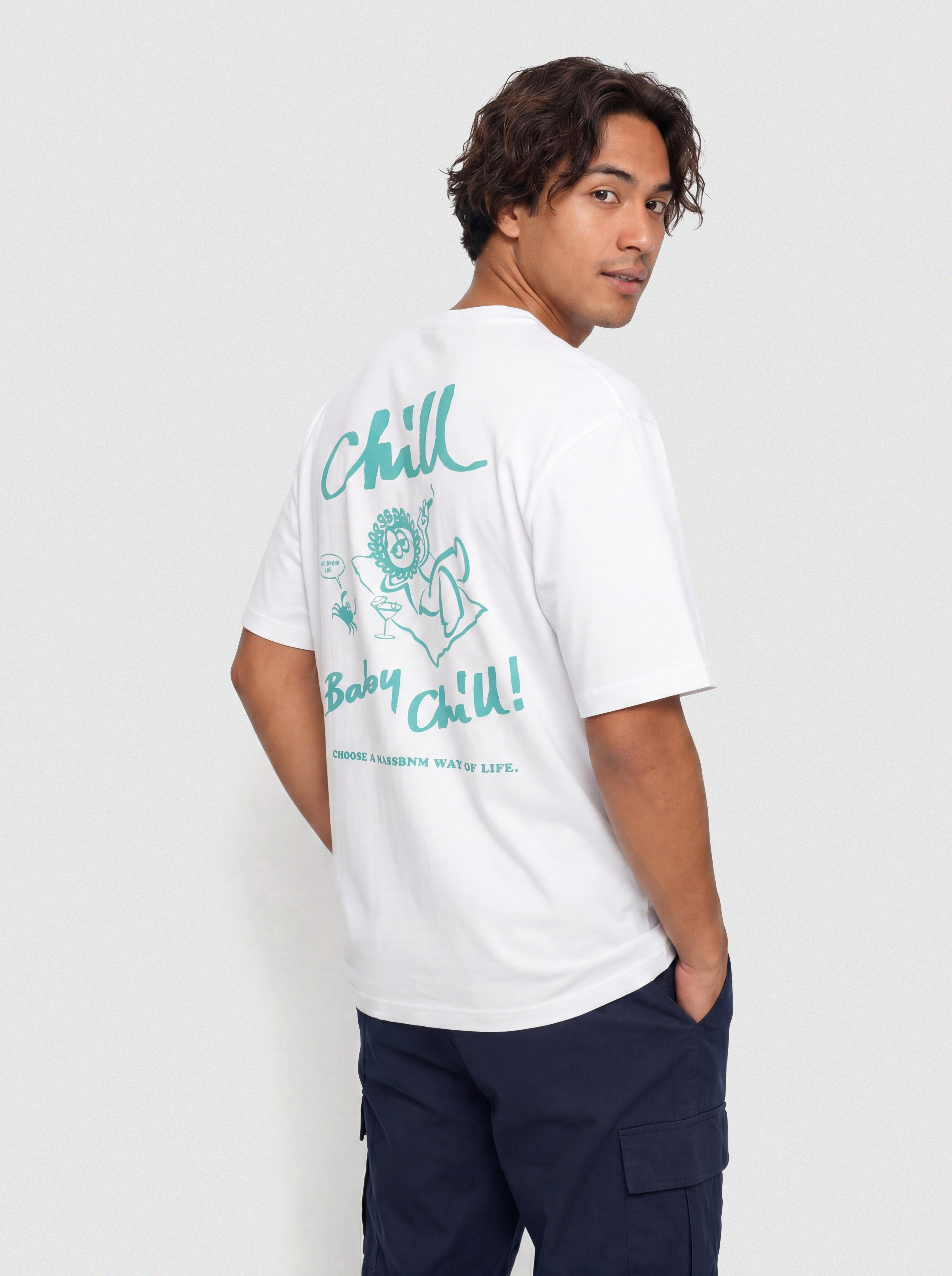 Tričko MassDnm Chill (white)