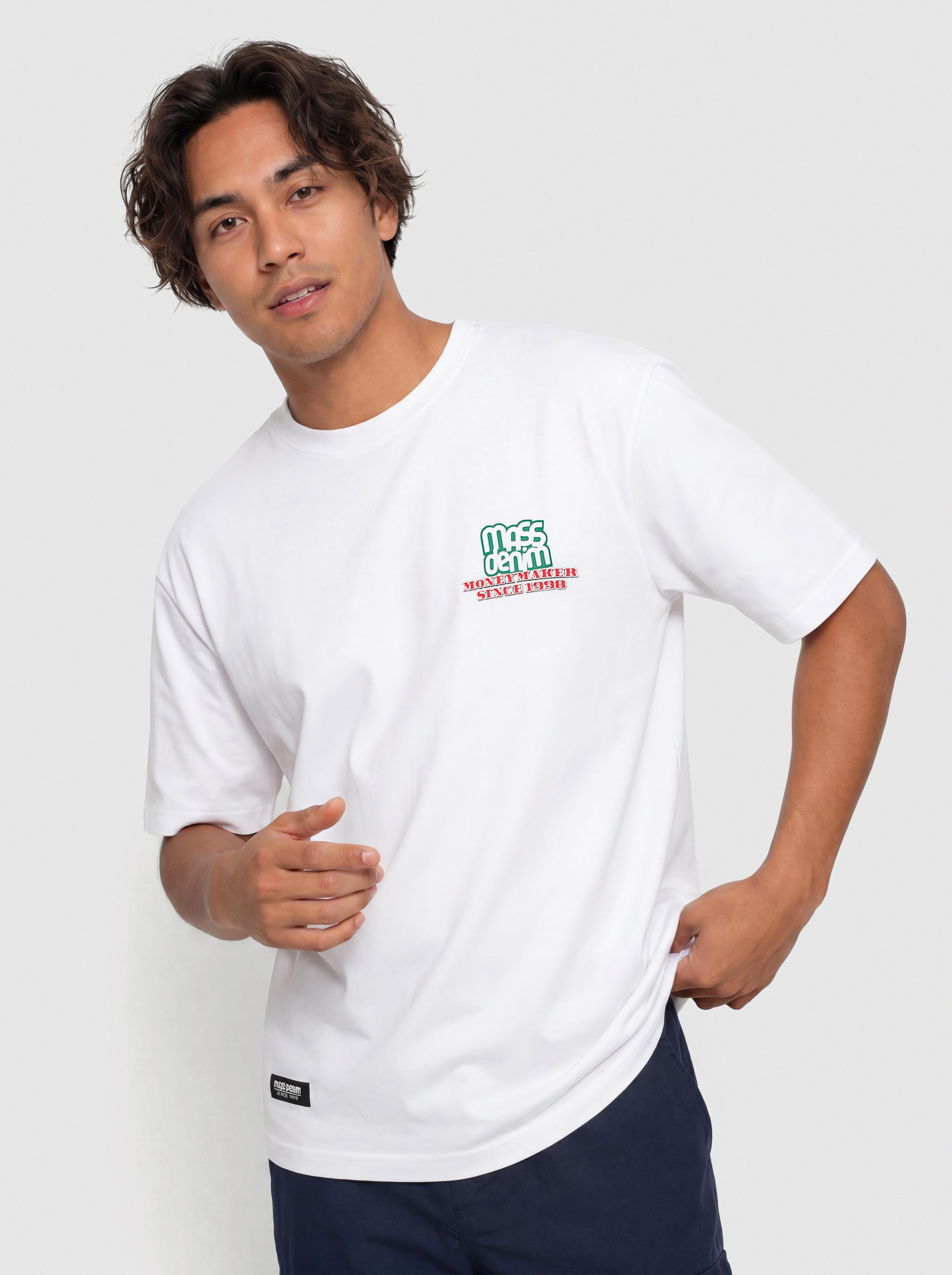 Tričko MassDnm Casino (white)