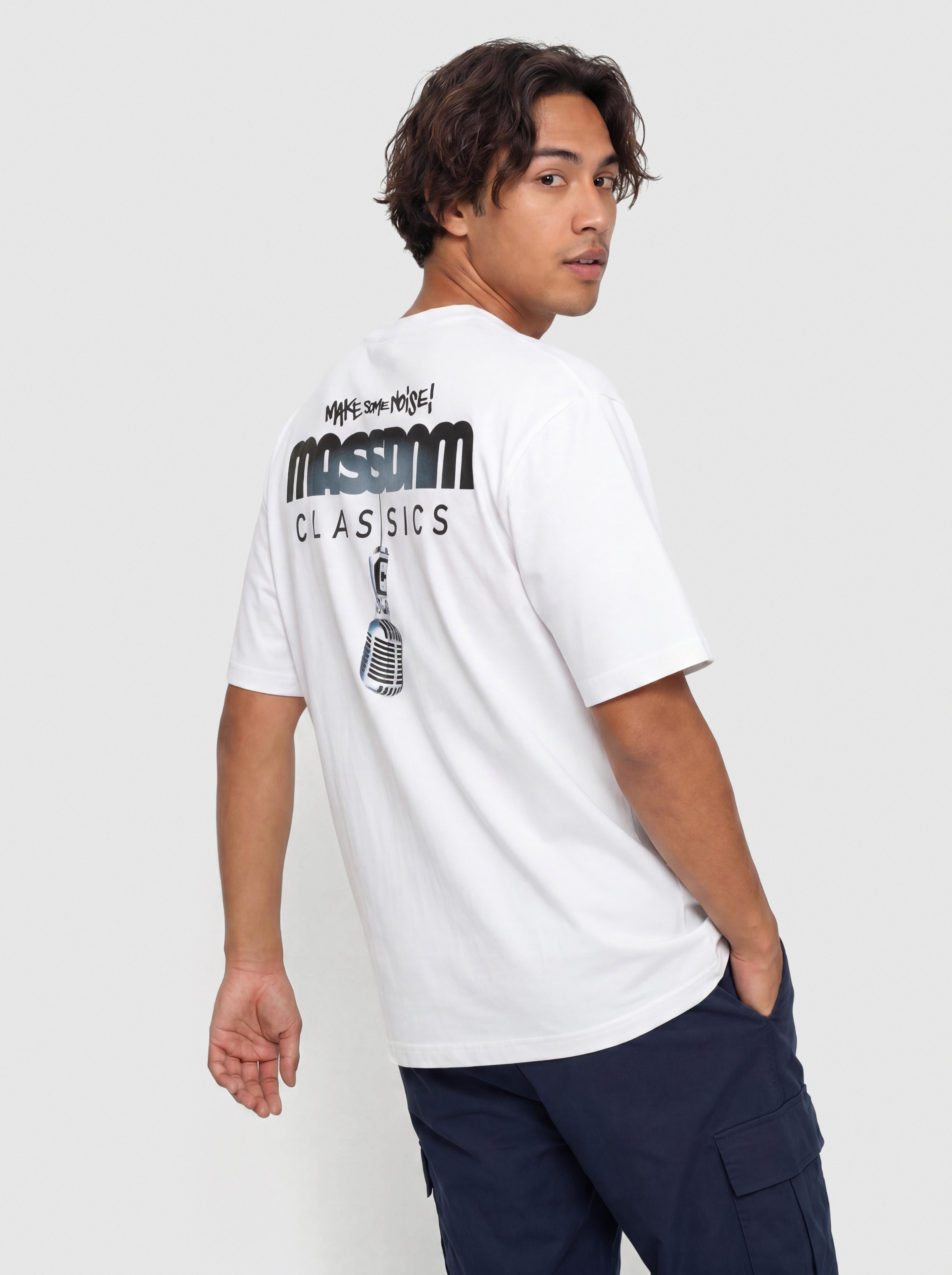 Tričko MassDnm Noise (white)