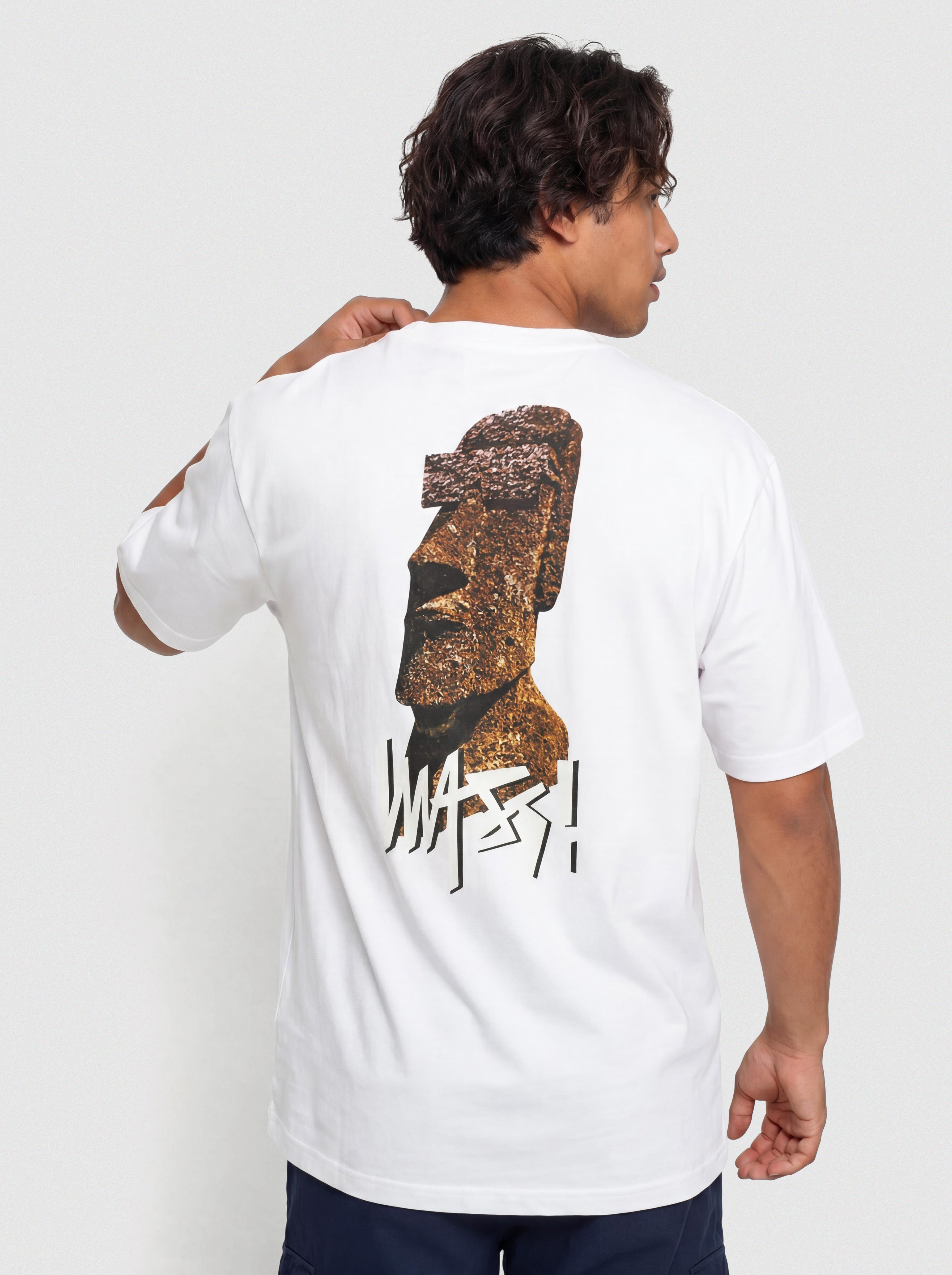 Tričko MassDnm Maoi (white)