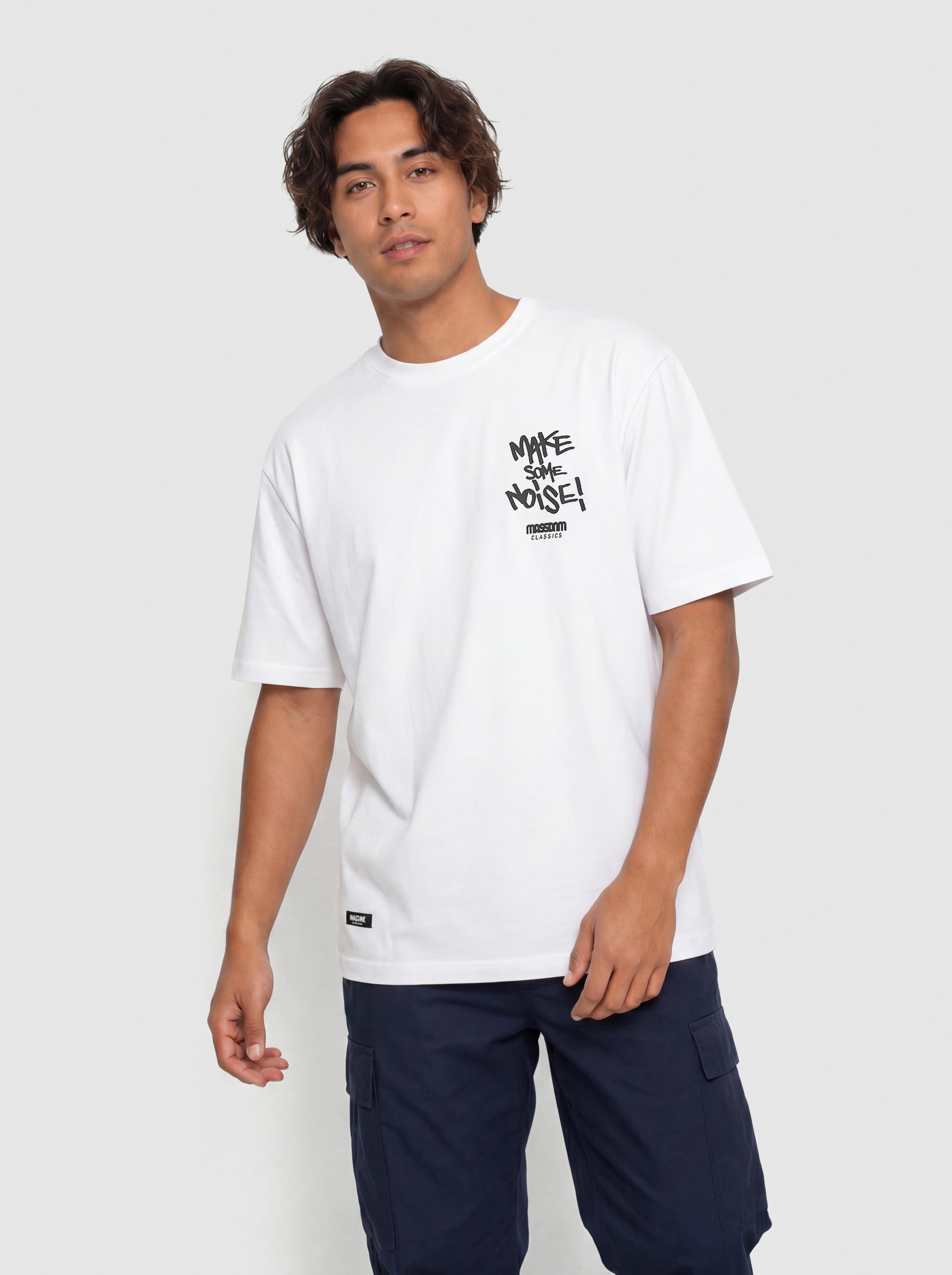 Tričko MassDnm Noise (white)