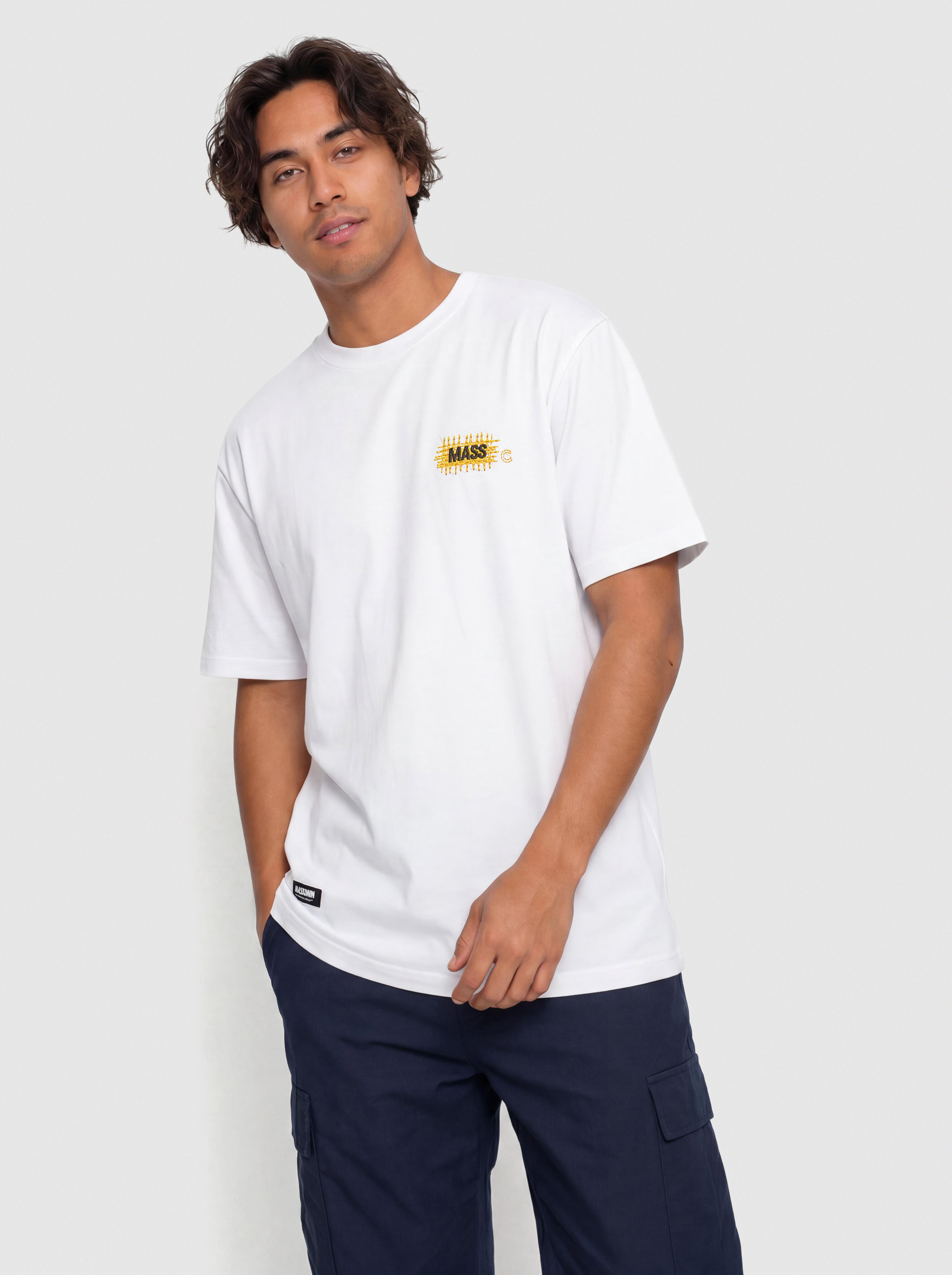 Tričko MassDnm Scratch Box (white)