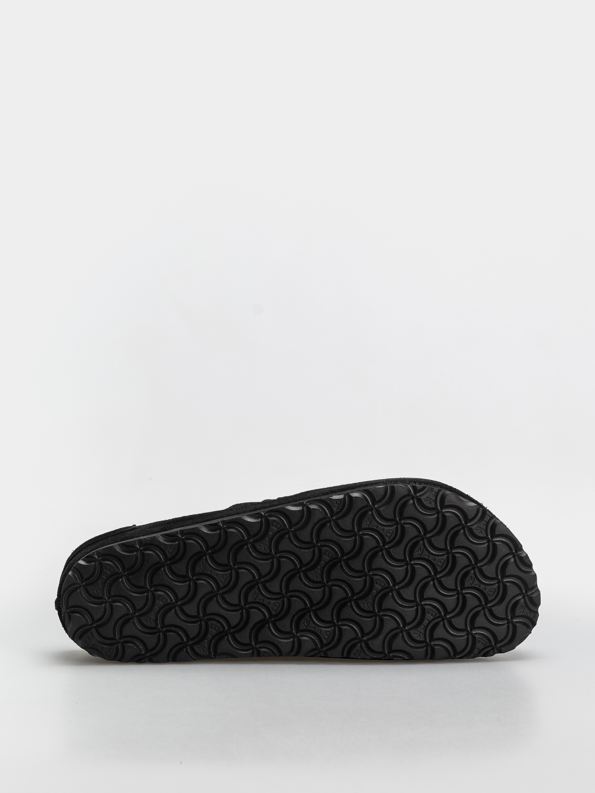 Plážovky Birkenstock Naples Wrapped Suede Leather Regular (black)