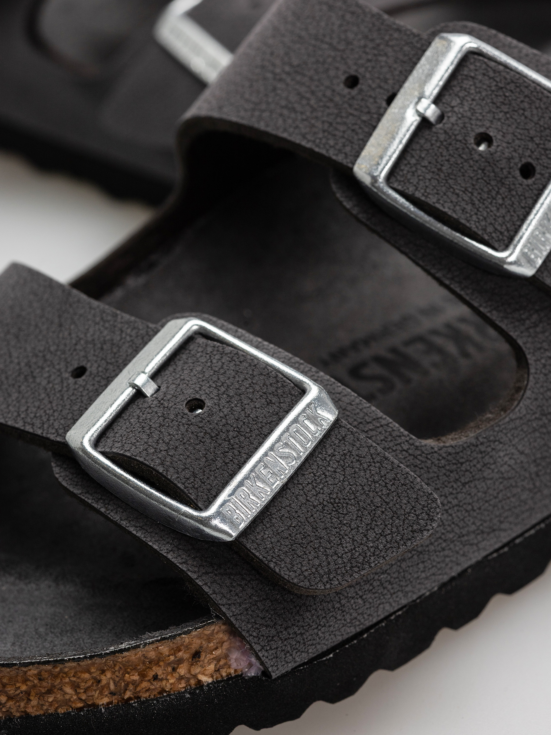 Plážovky Birkenstock Arizona Birkibuc Narrow Wmn (velvet gray)