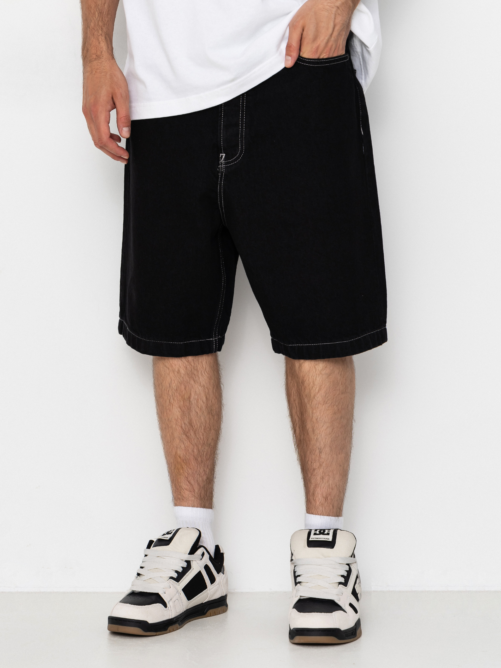 Kraťasy DC Baggy Denim (black tint)