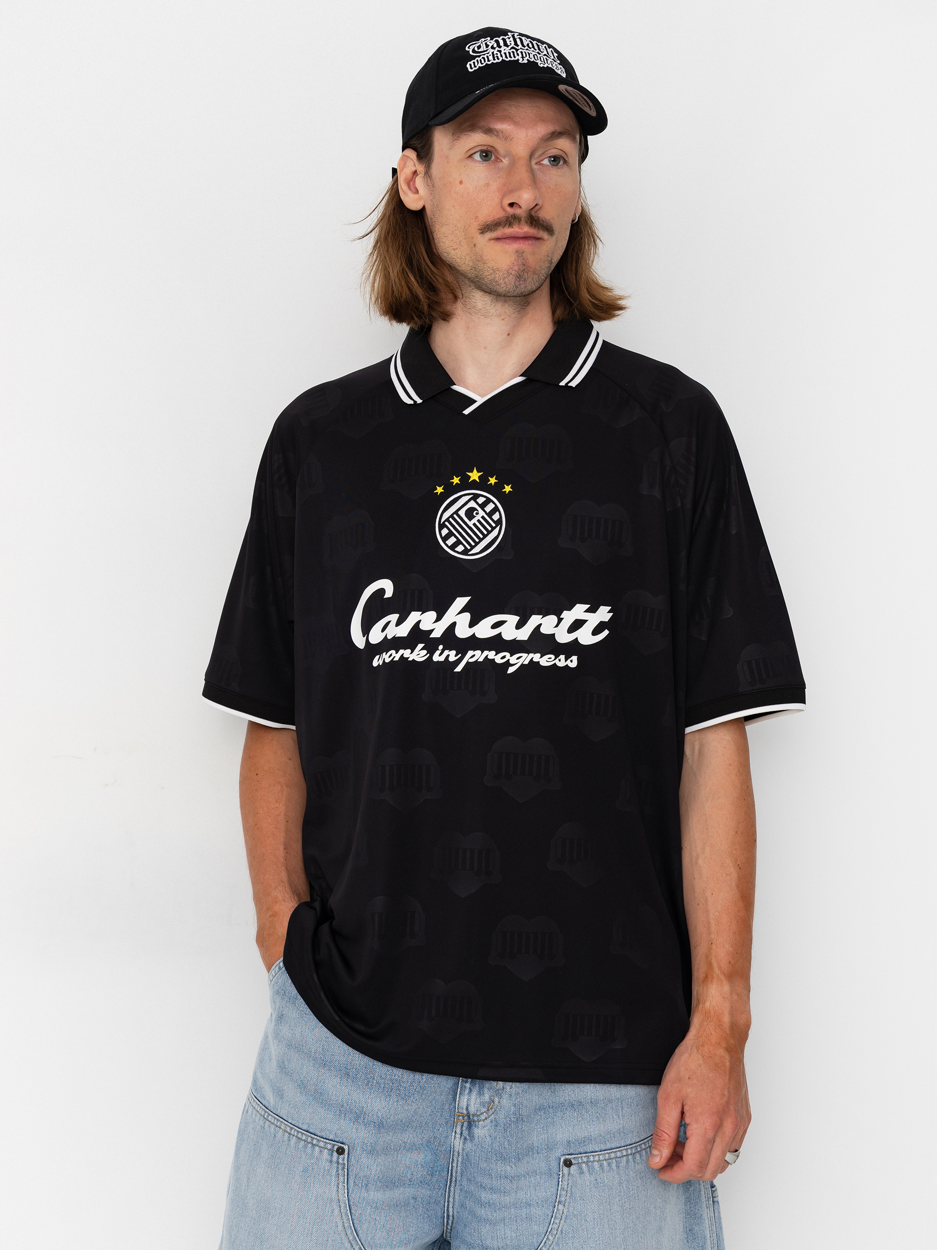 Triu010dko Carhartt WIP Terrace Football (heart train jacquard black)