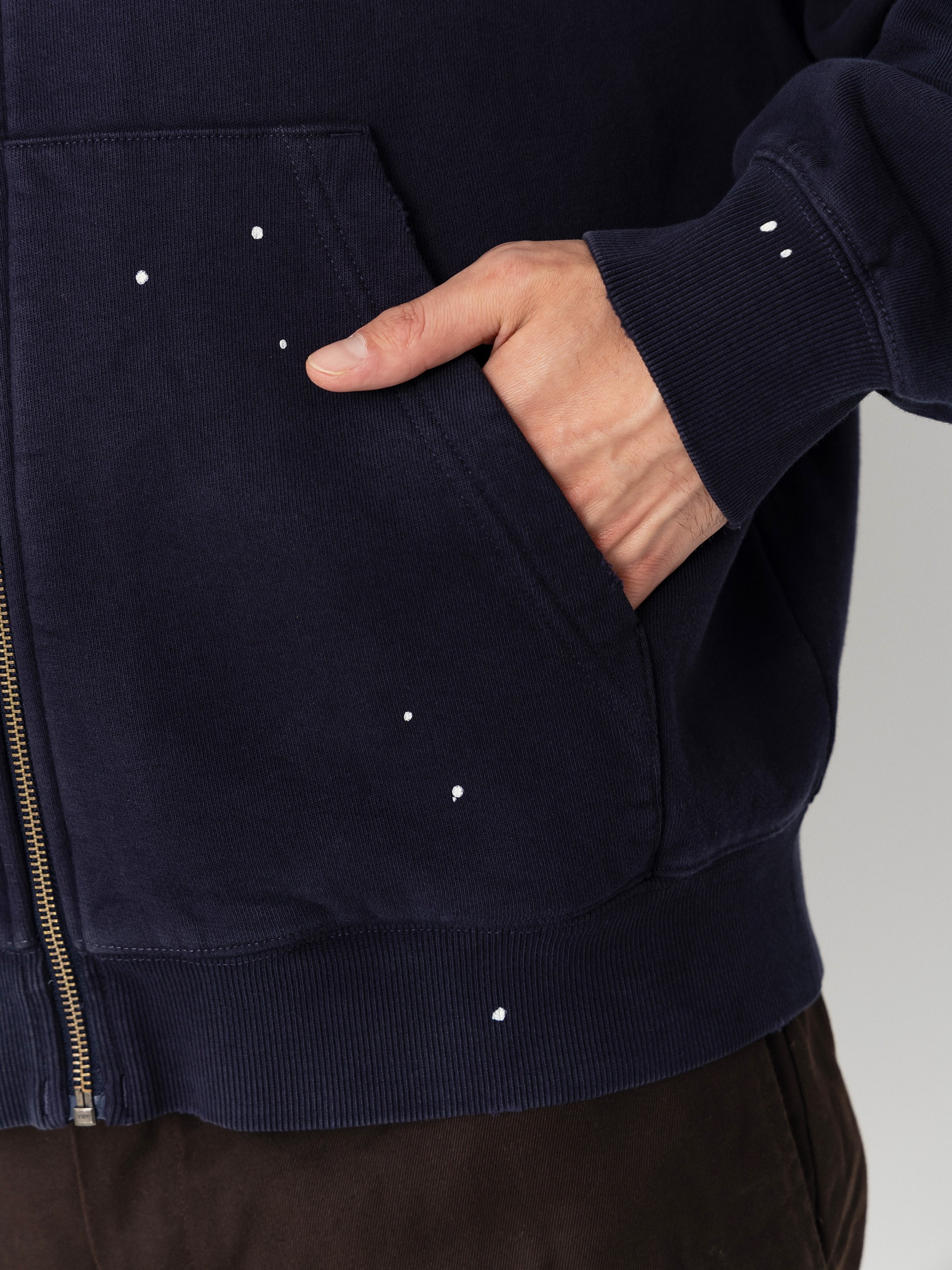 Mikina s kapucí Carhartt WIP Painter ZHD (dark navy)