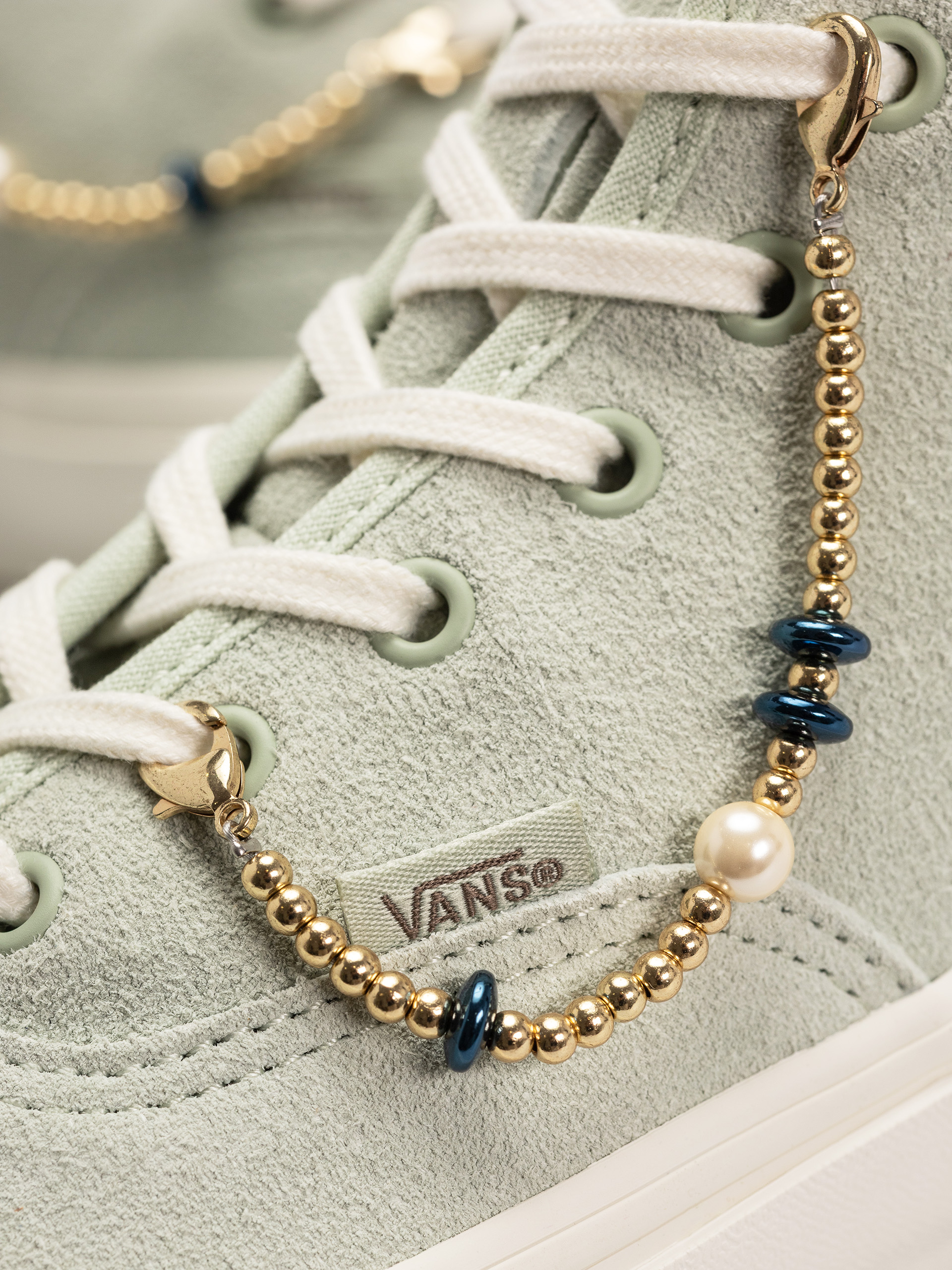 Boty Vans Authentic Hi 2.0 (dusty mint/gold)