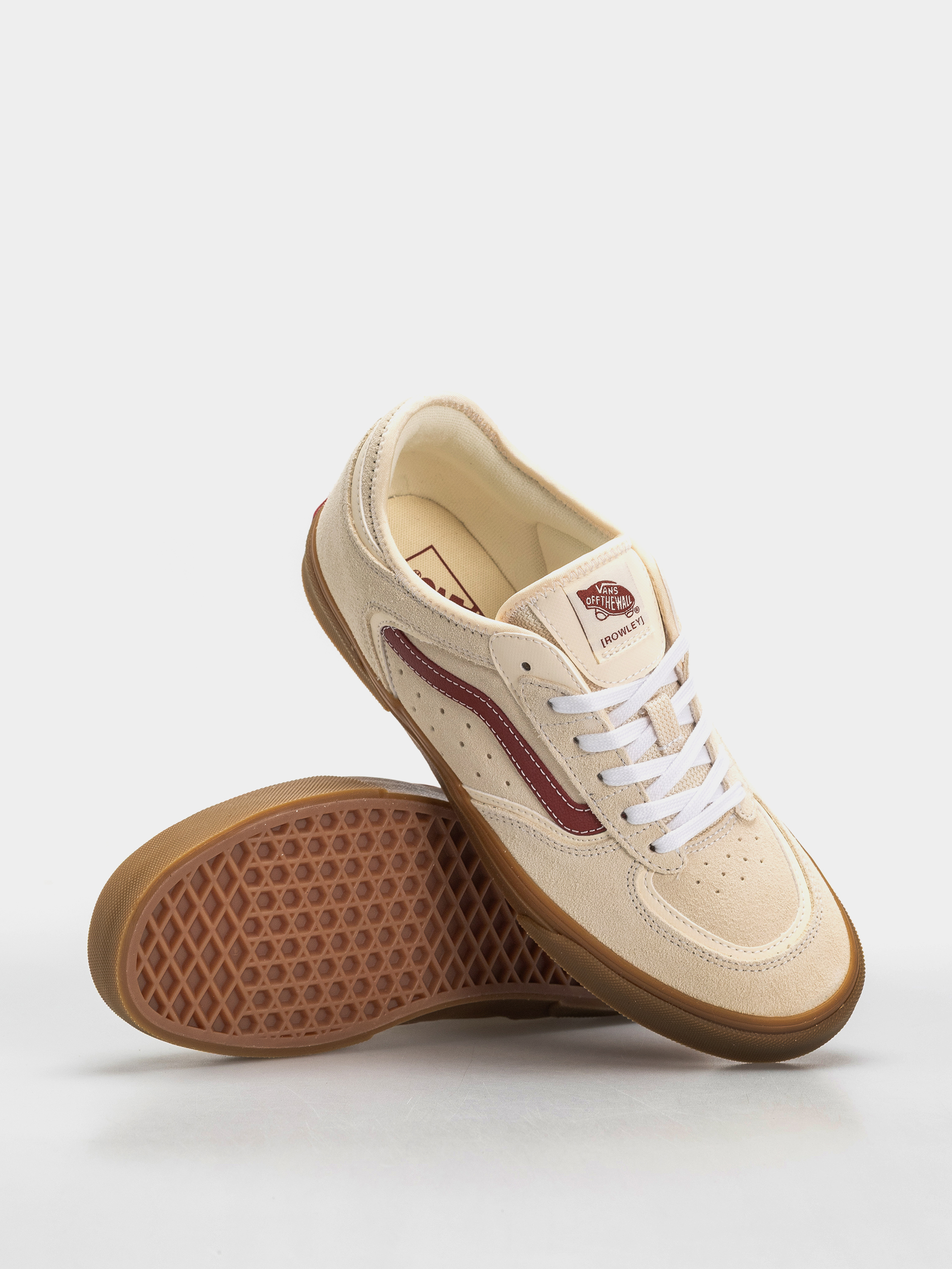 Boty Vans Rowley Classic (cream/burgundy)