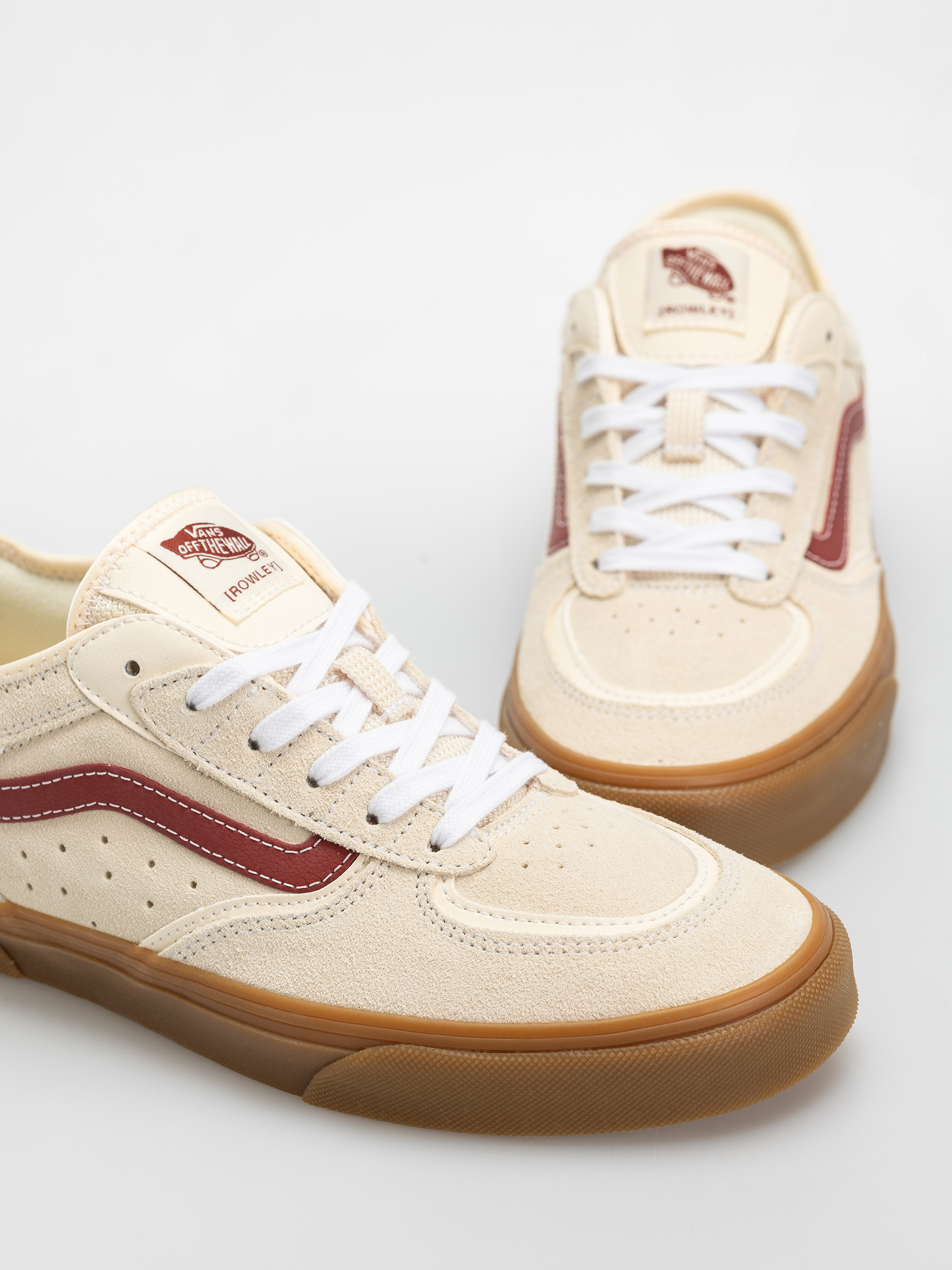 Boty Vans Rowley Classic (cream/burgundy)