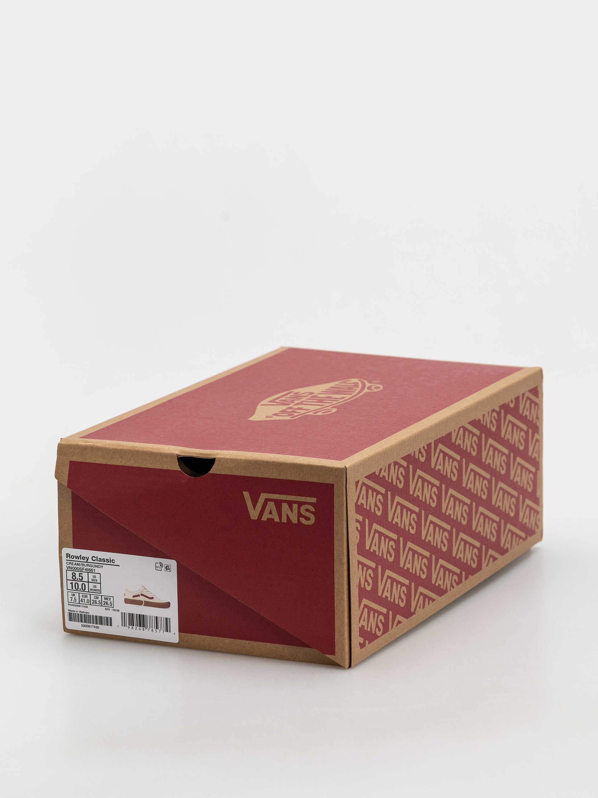 Boty Vans Rowley Classic (cream/burgundy)