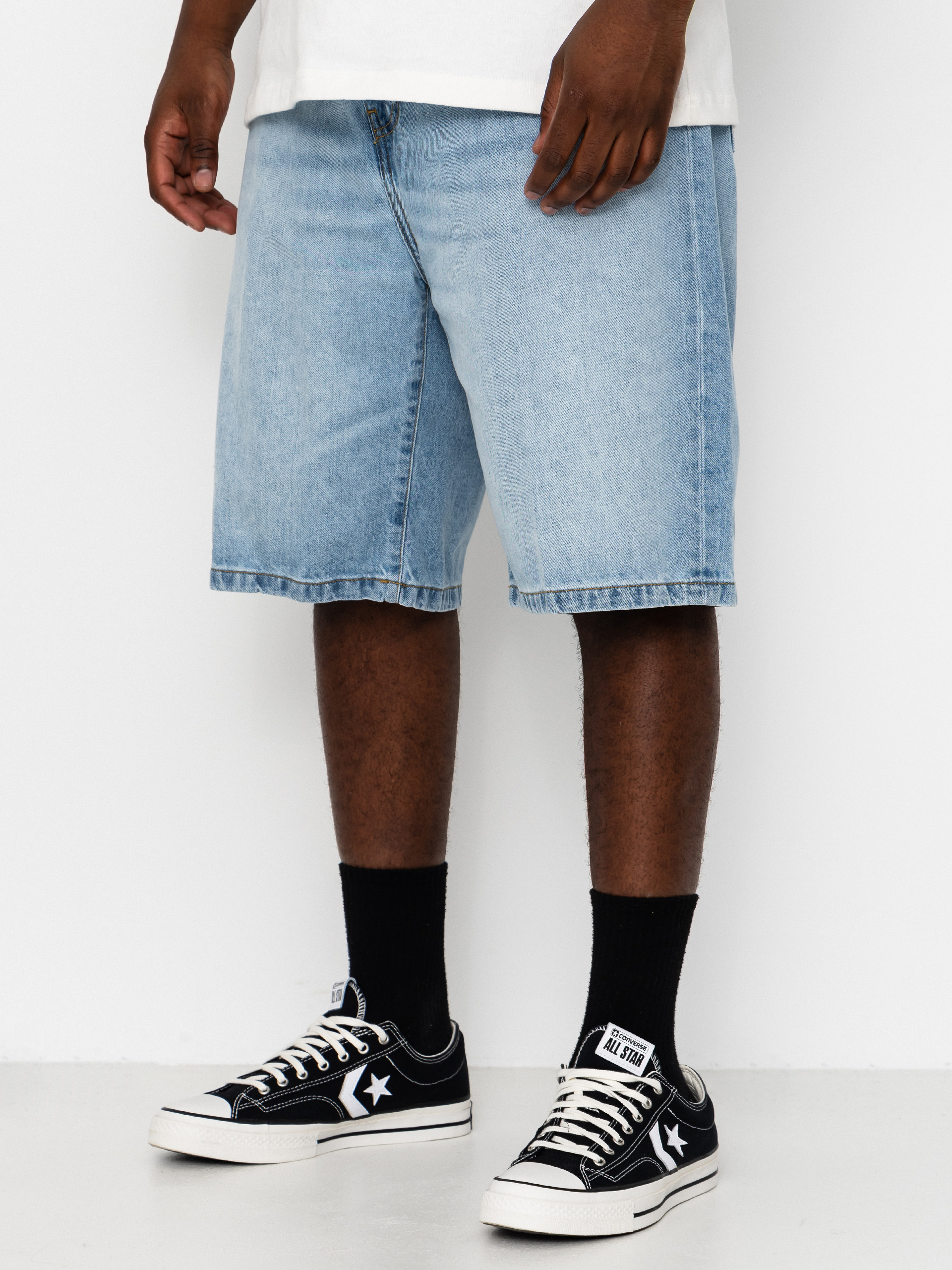Kraťasy Carhartt WIP Landon (blue heavy worn bleached)